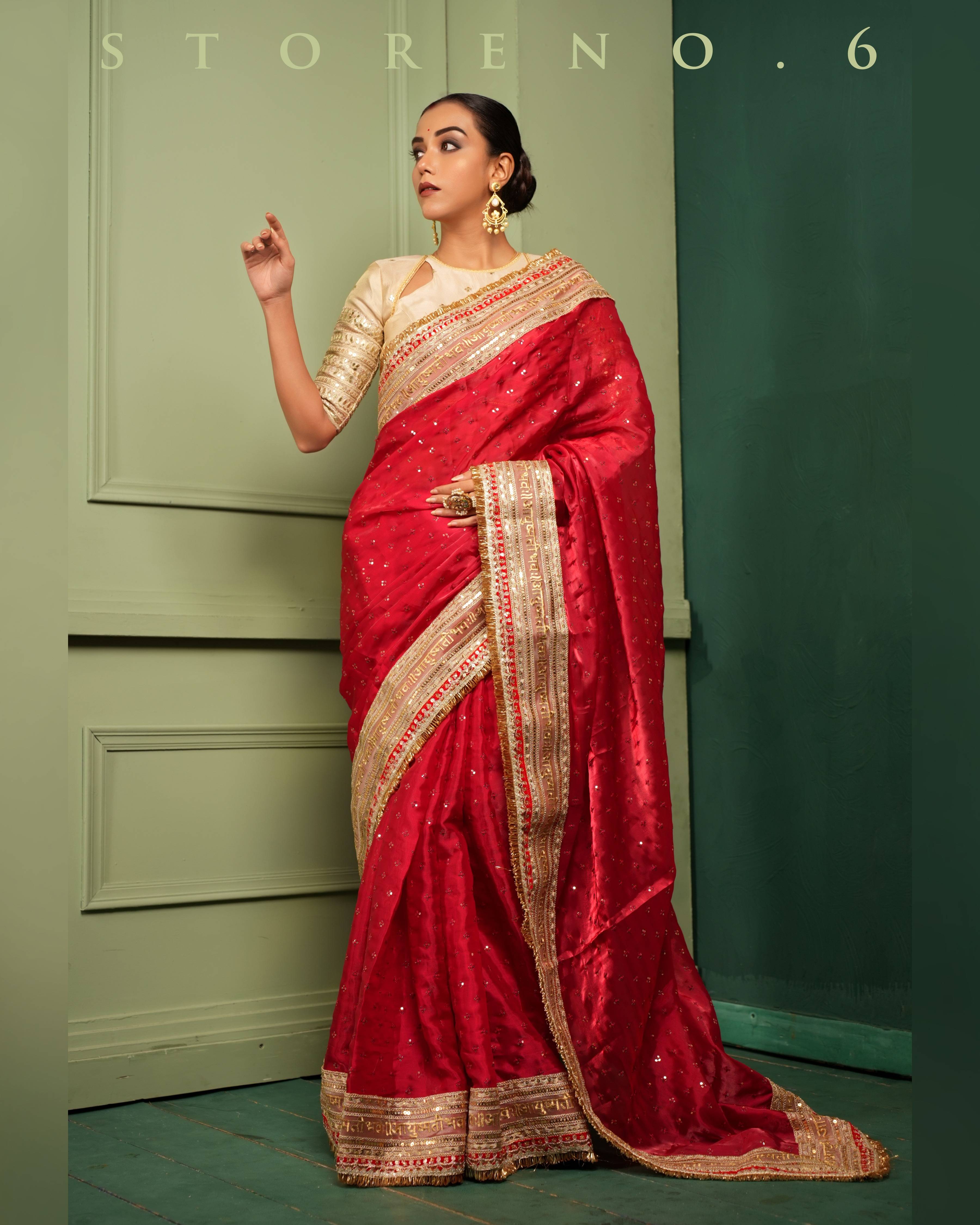 ROYAL RUBY QUEEN SAREE