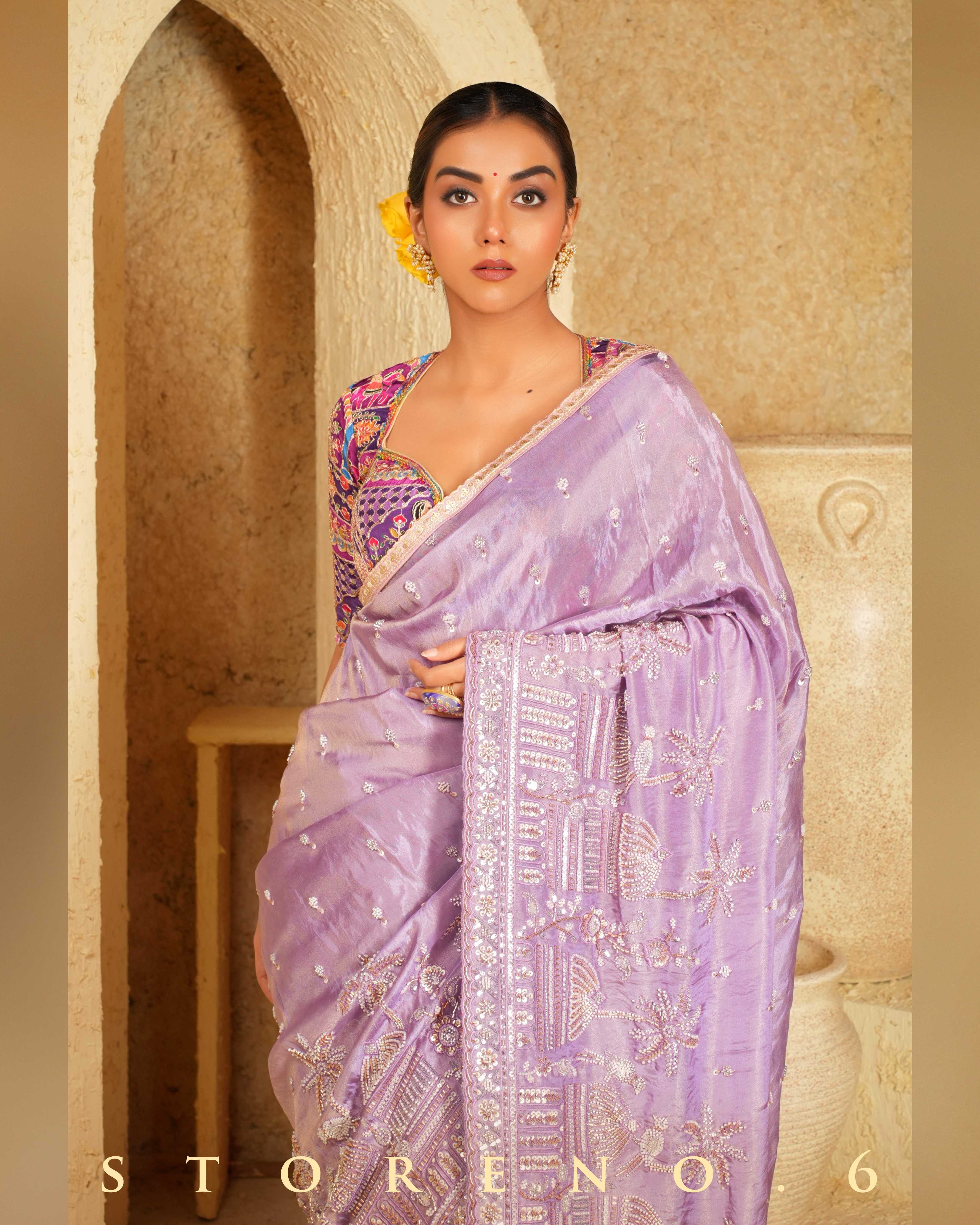 VIOLET VOGUE SAREE