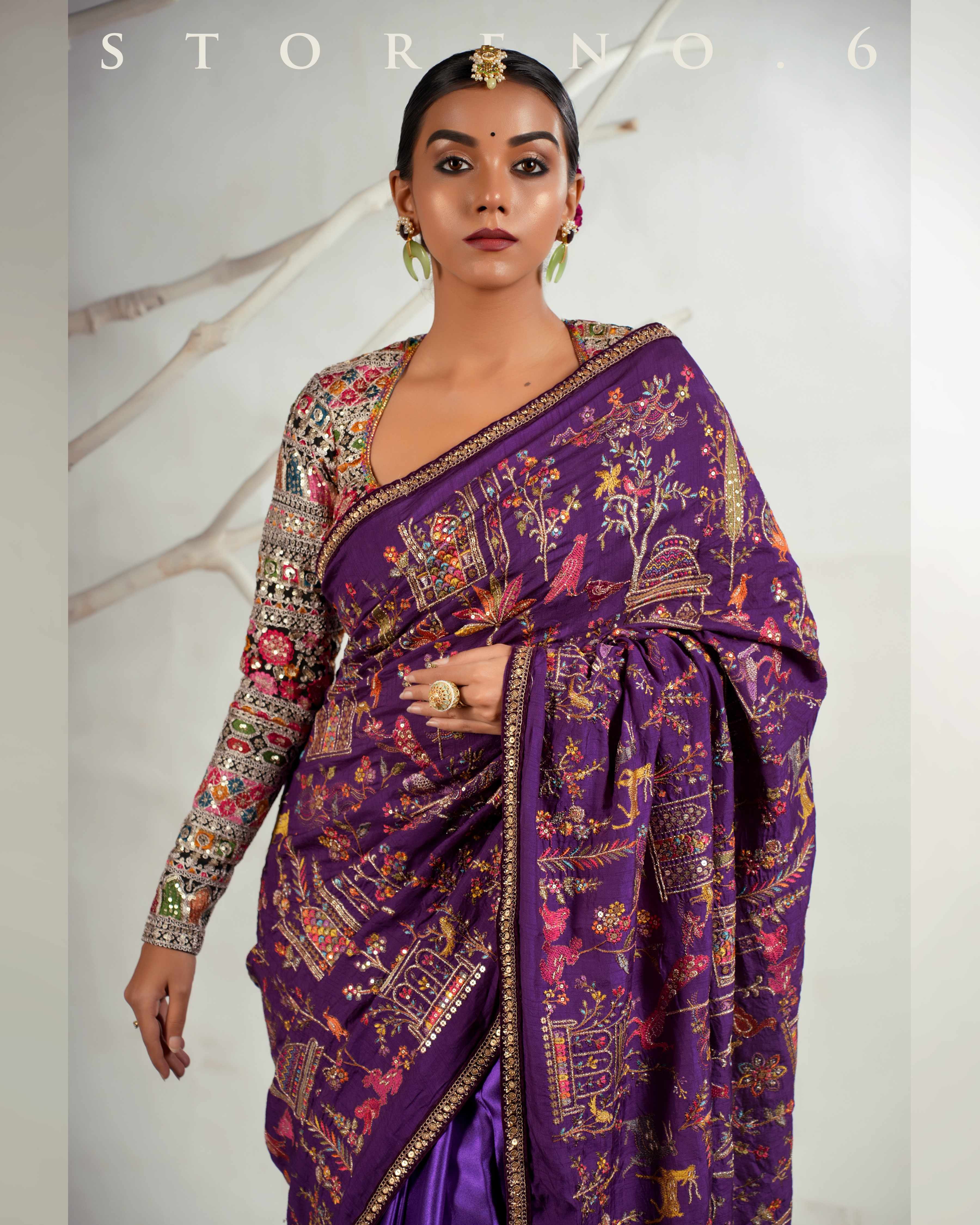 THE 6TH CENTURY CLASSIC CHROMA SAREE