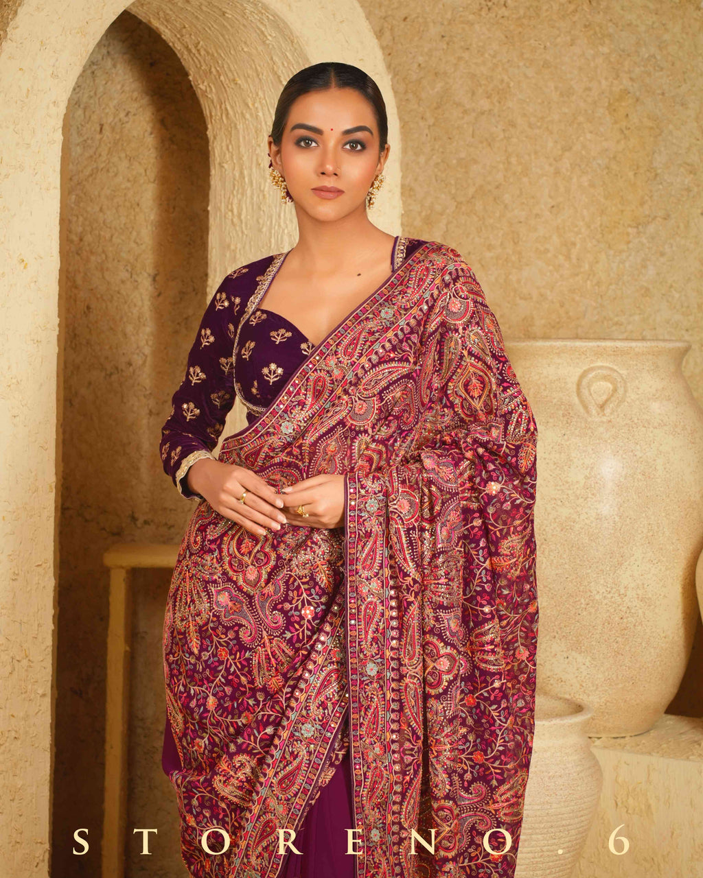 GARNET GLORY SAREE