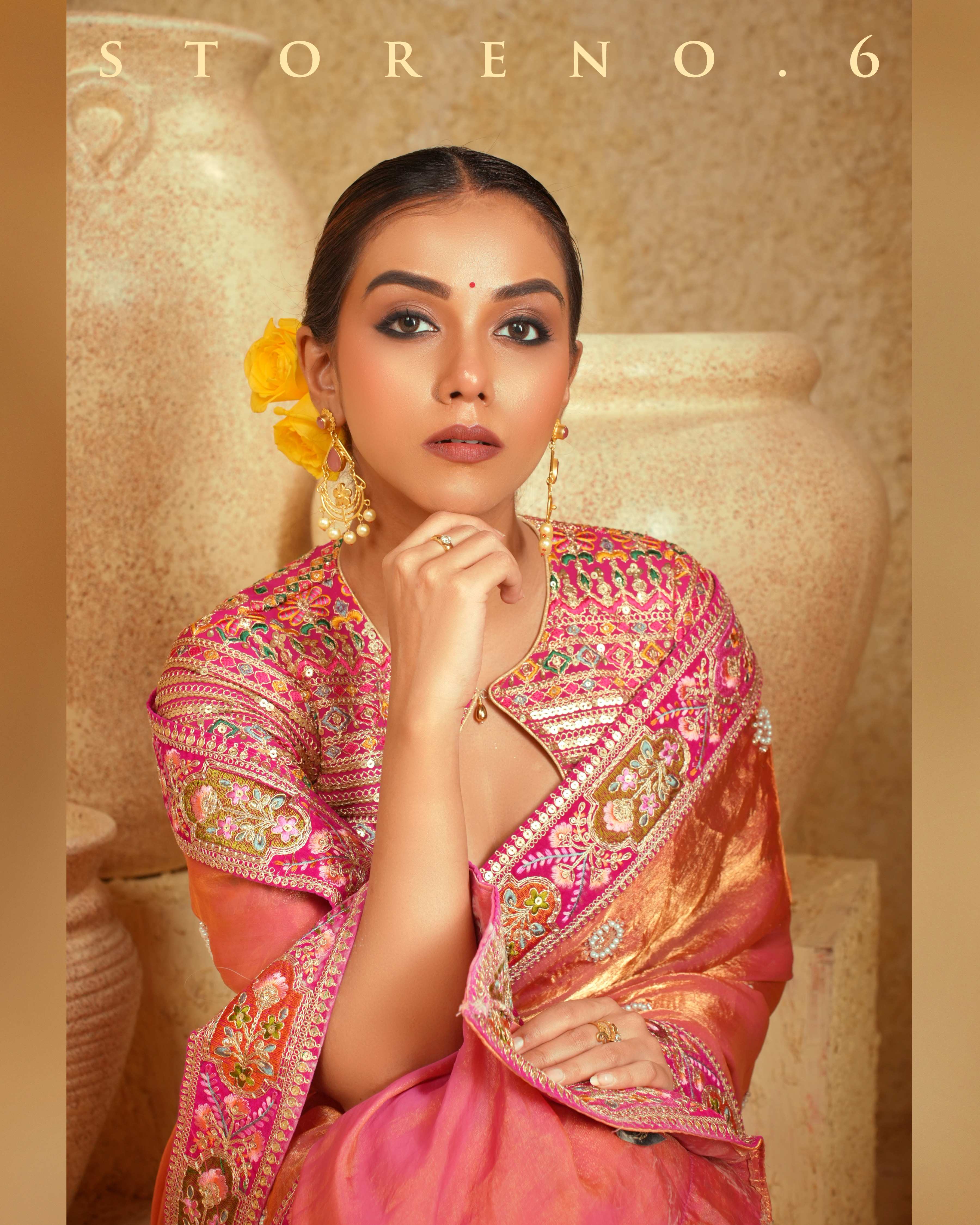 CORAL CHARISMA SAREE