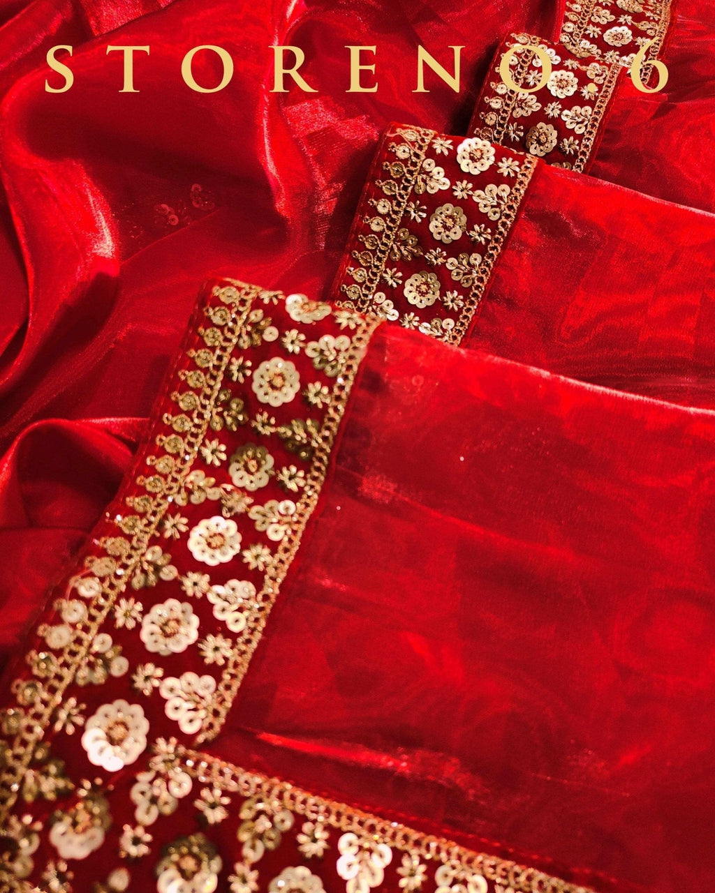 IMPERIAL NOOR-E-SURKH SAREE