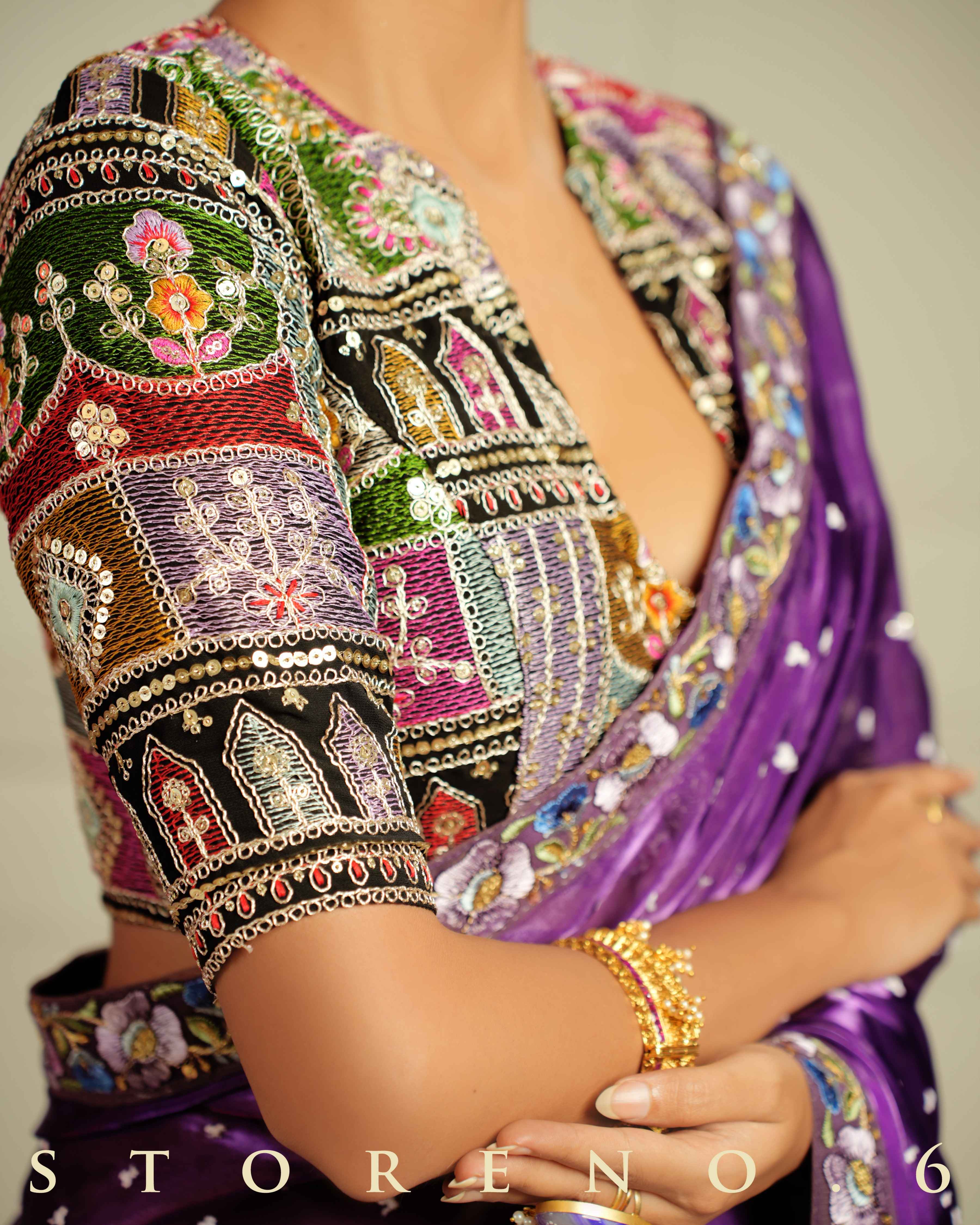 THE AMETHYST AFFAIR SAREE