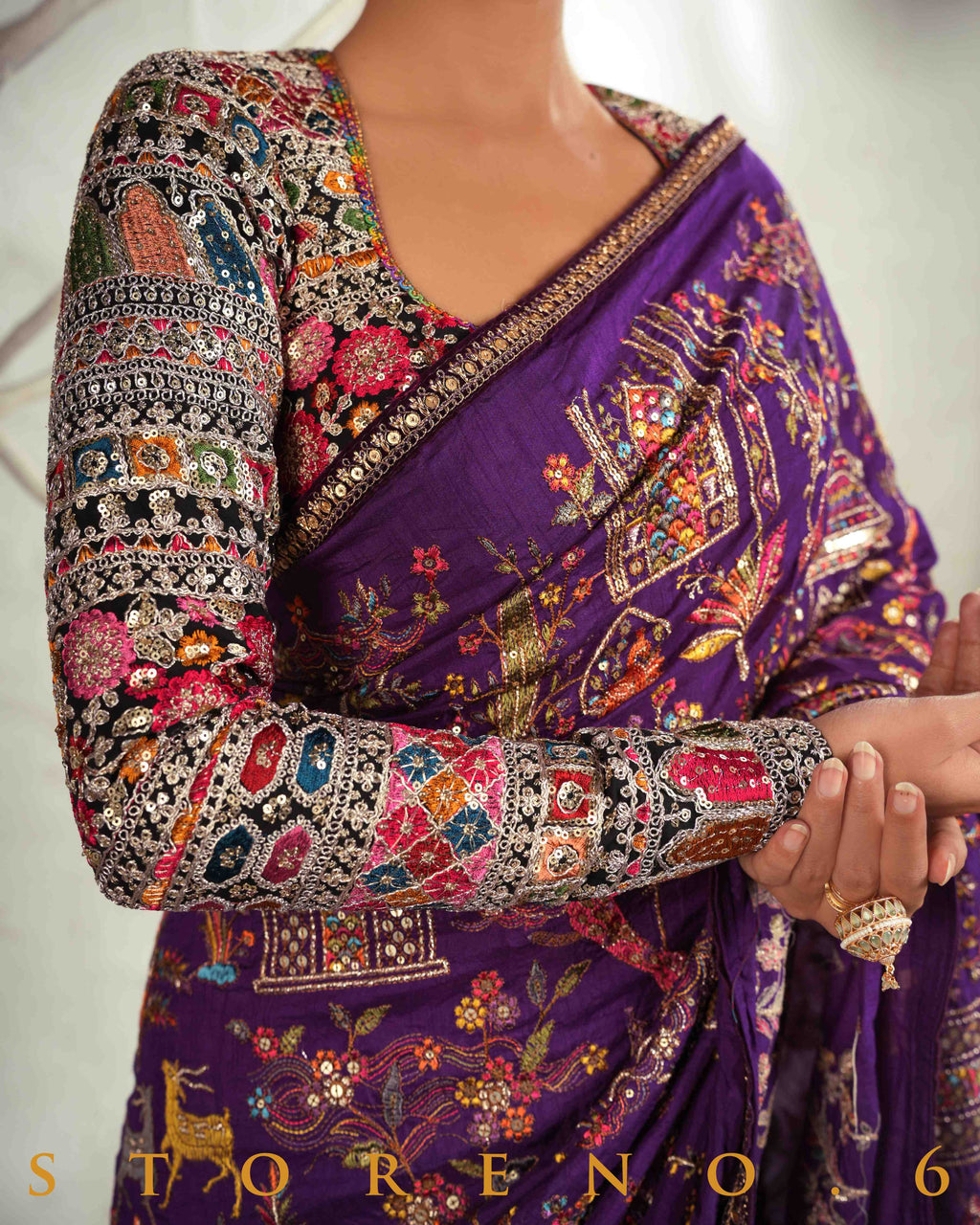 THE 6TH CENTURY CLASSIC CHROMA SAREE