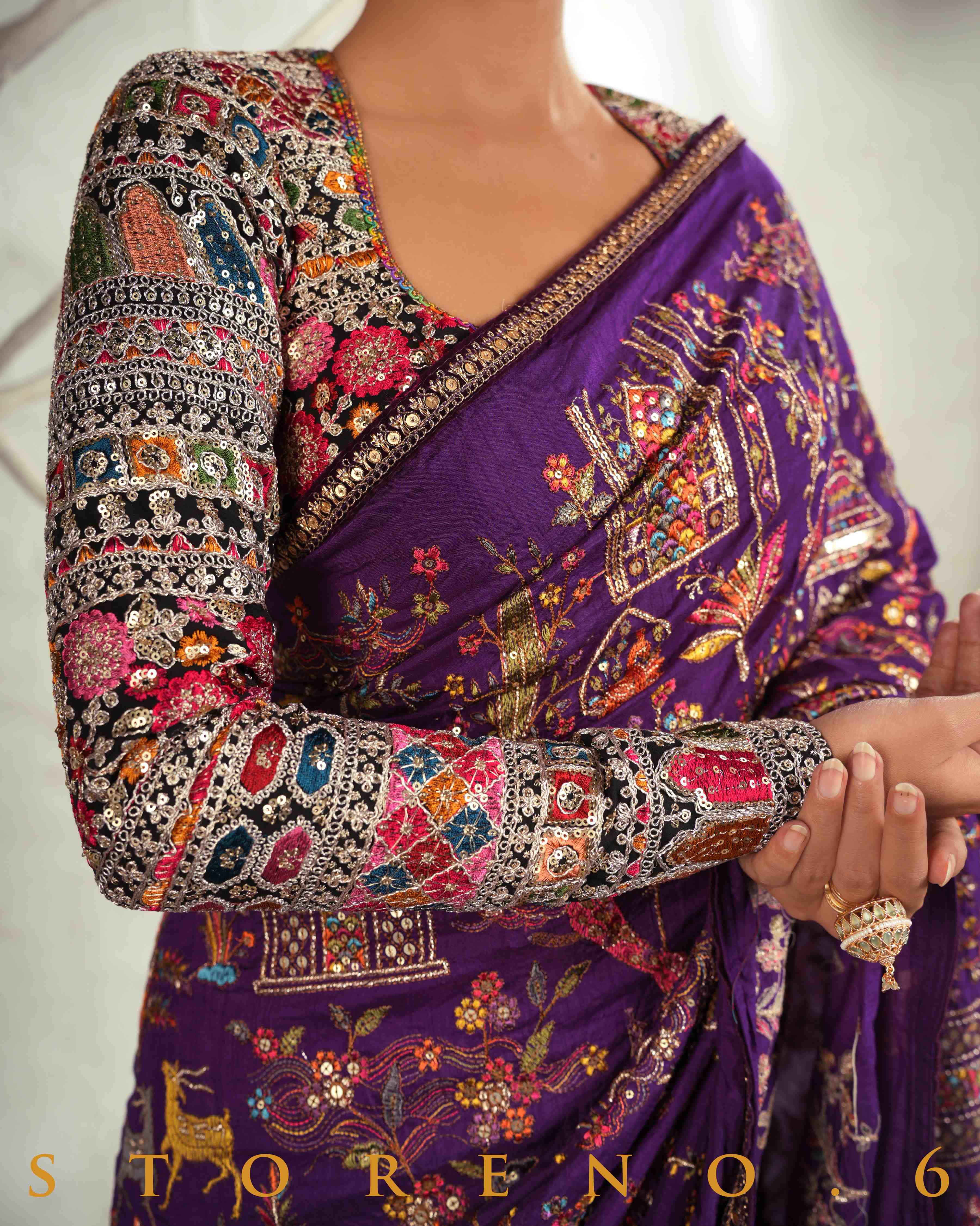 THE 6TH CENTURY CLASSIC CHROMA SAREE