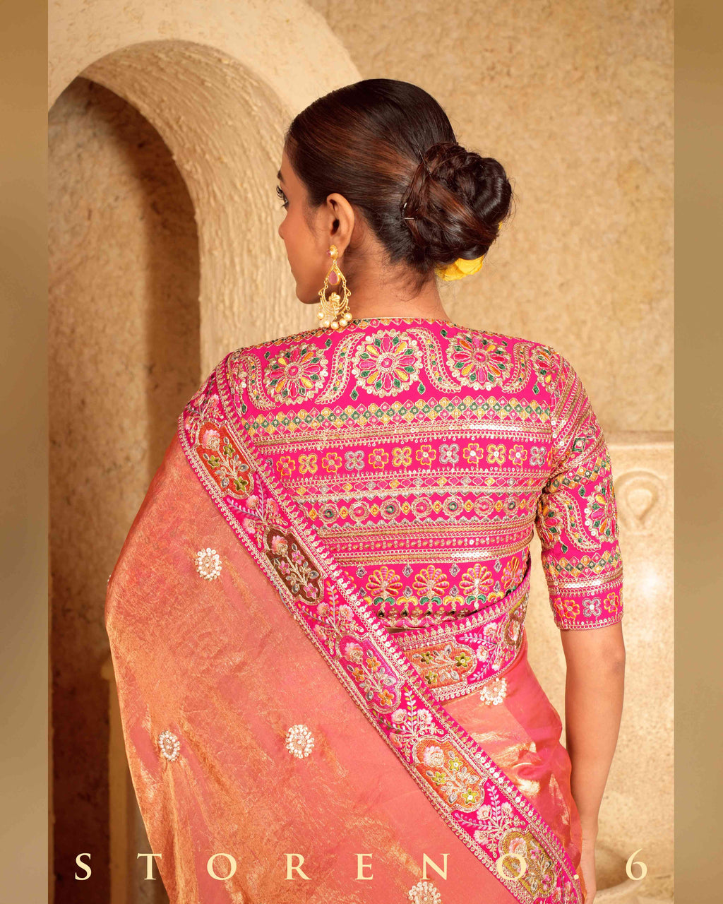 CORAL CHARISMA SAREE