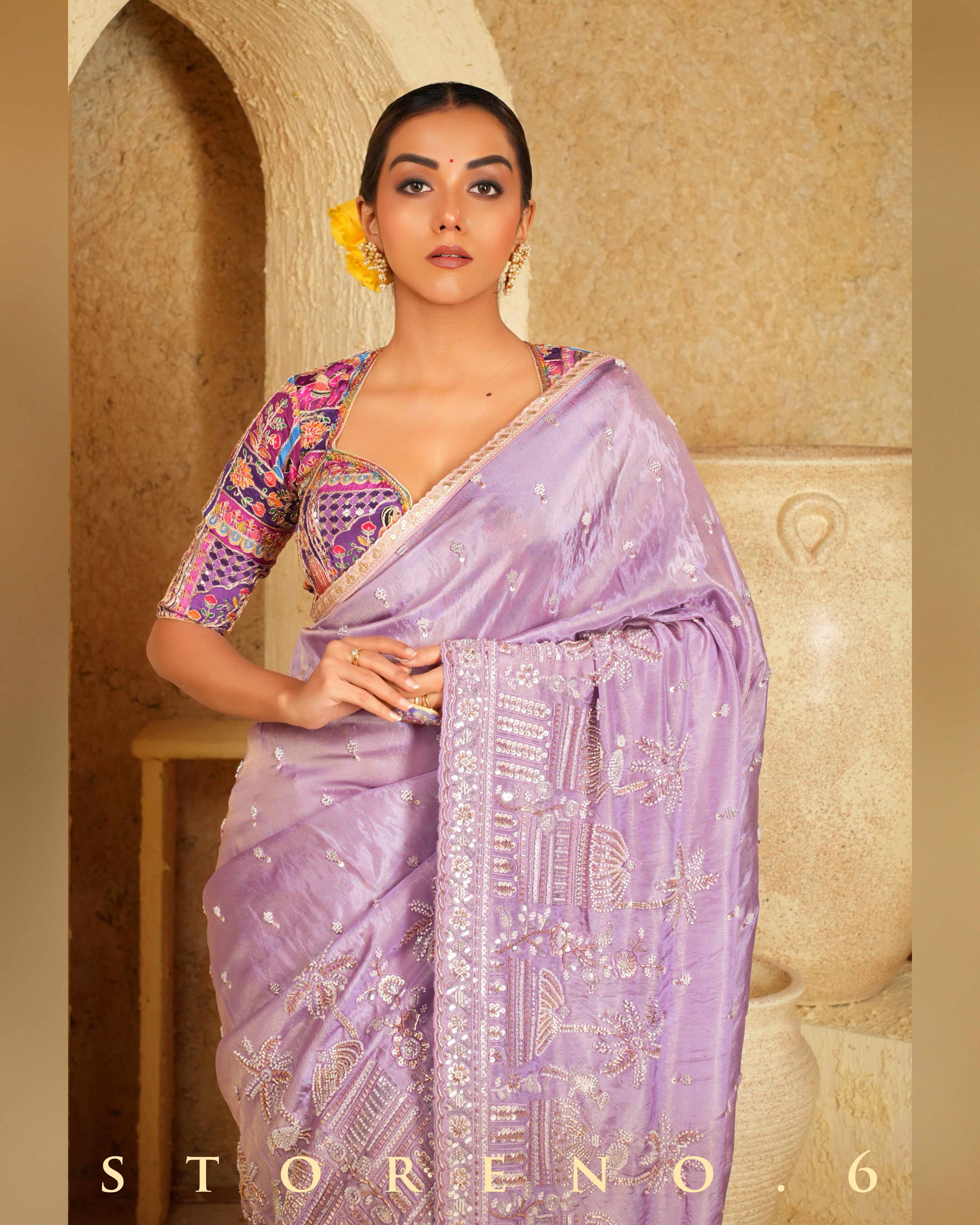 VIOLET VOGUE SAREE