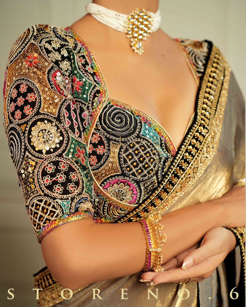 THE IMPERIAL SUNKISSED SMOKE SAREE