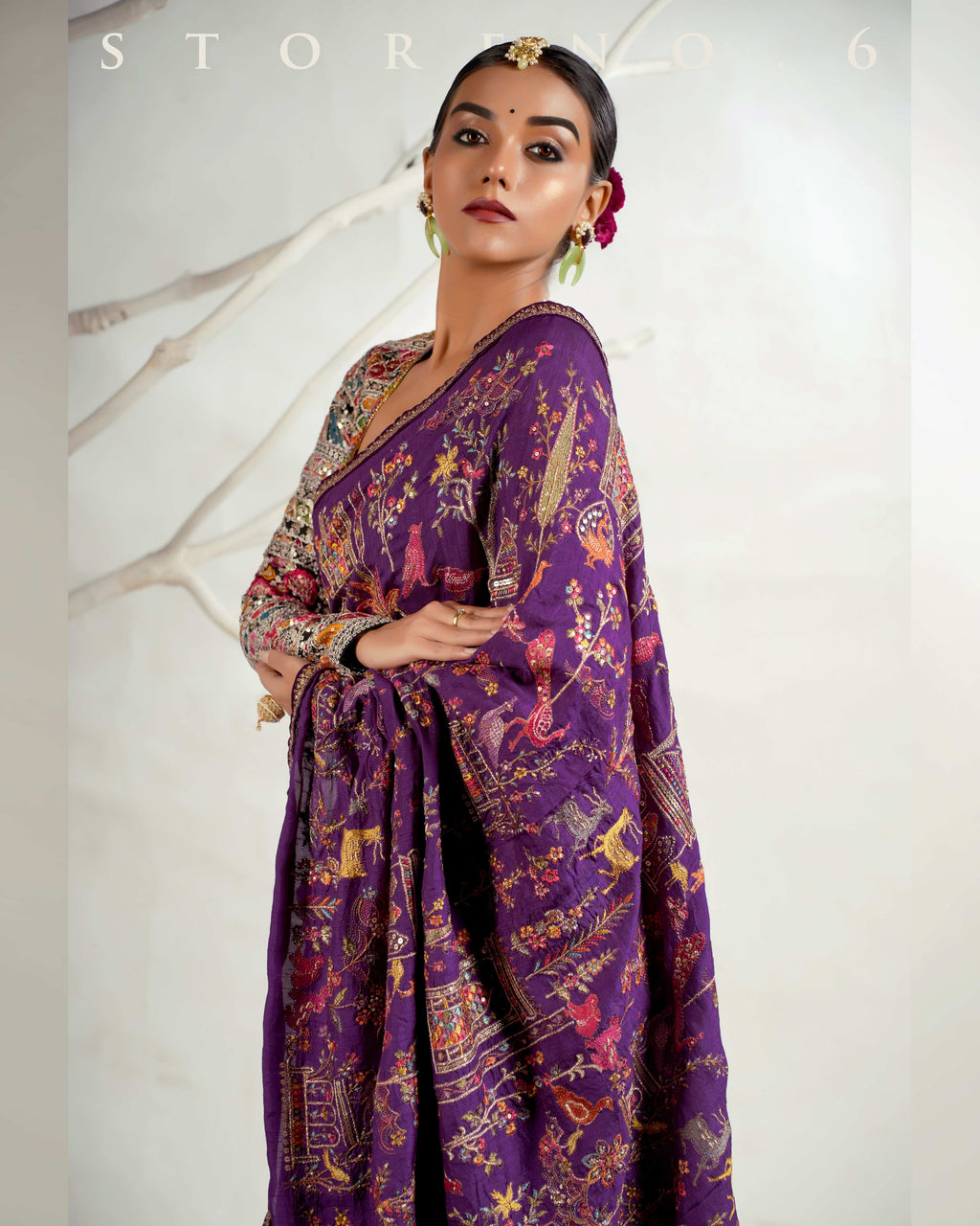 THE 6TH CENTURY CLASSIC CHROMA SAREE