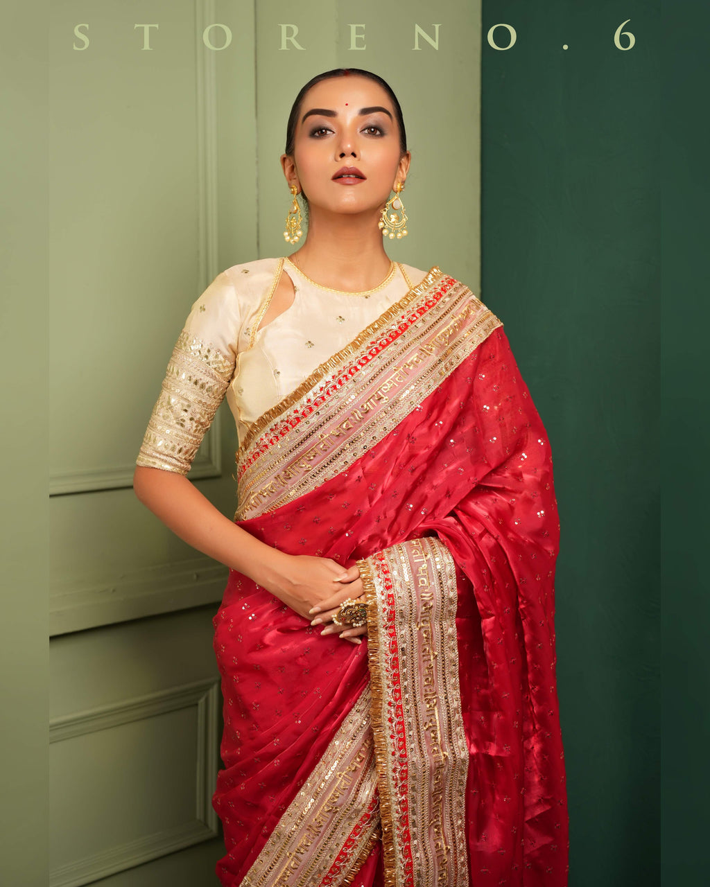 ROYAL RUBY QUEEN SAREE