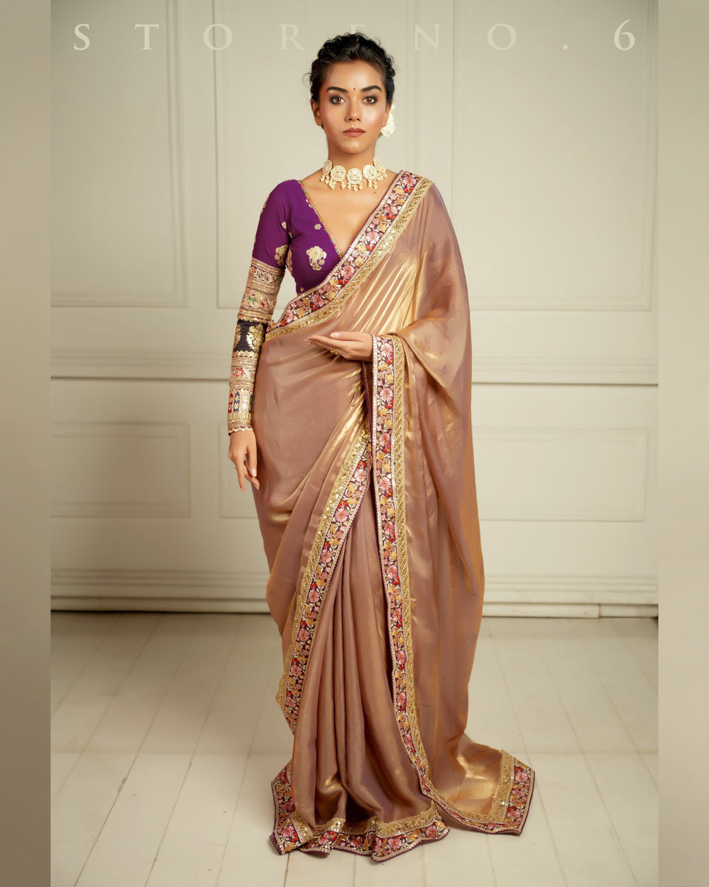 THE IMPERIAL TWILIGHT SHIMMER SAREE