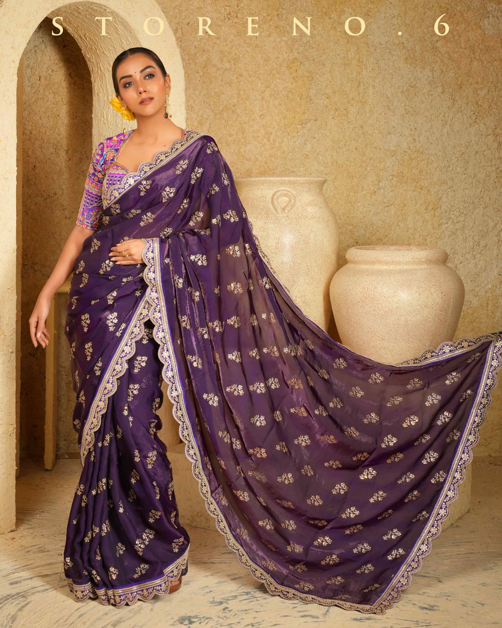 PLUM PRODIGY SAREE