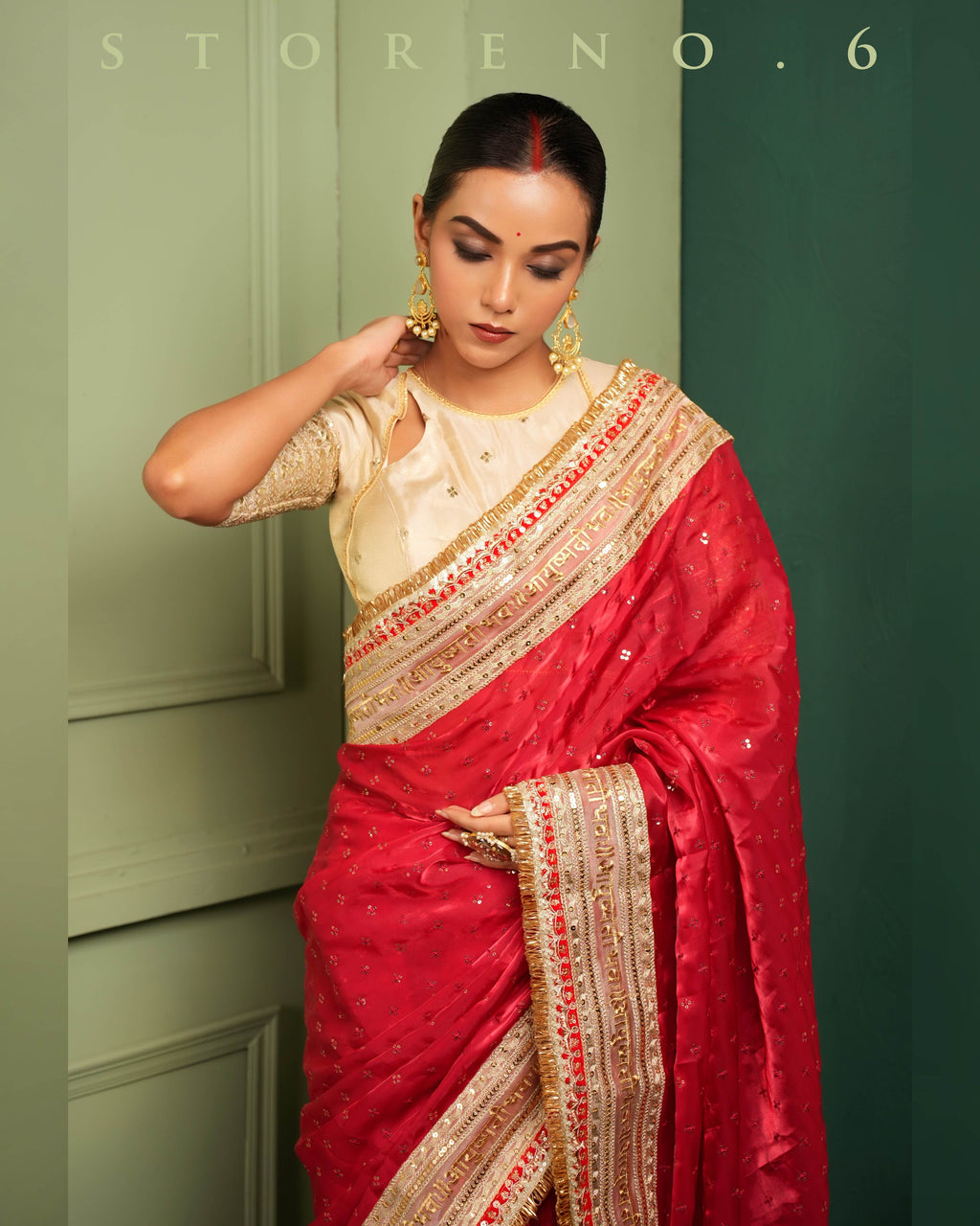 ROYAL RUBY QUEEN SAREE