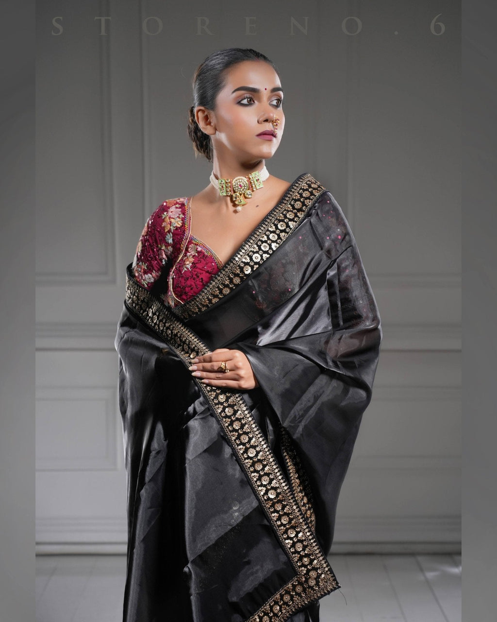 NOOR-E-SIAH-X SAREE