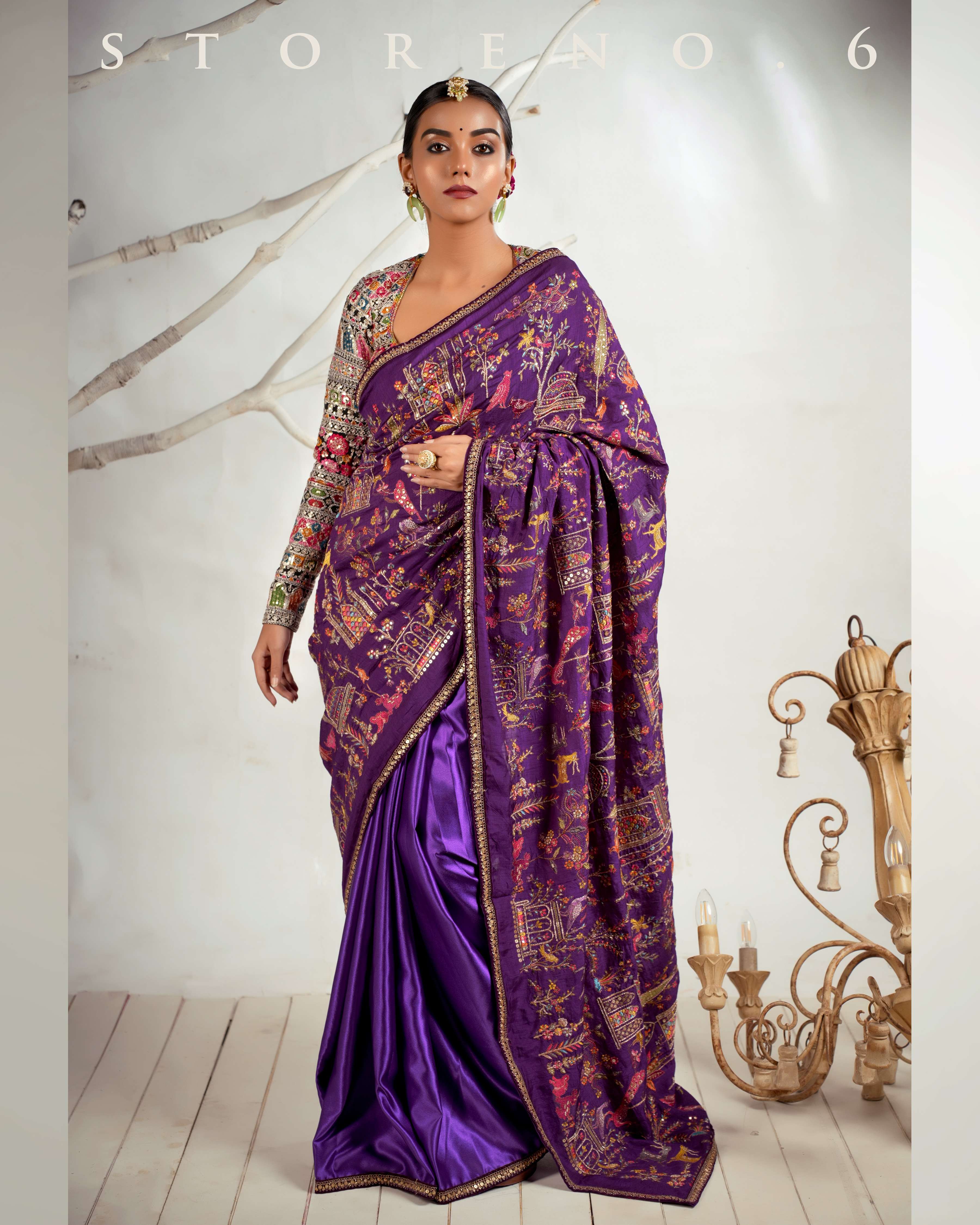 THE 6TH CENTURY CLASSIC CHROMA SAREE