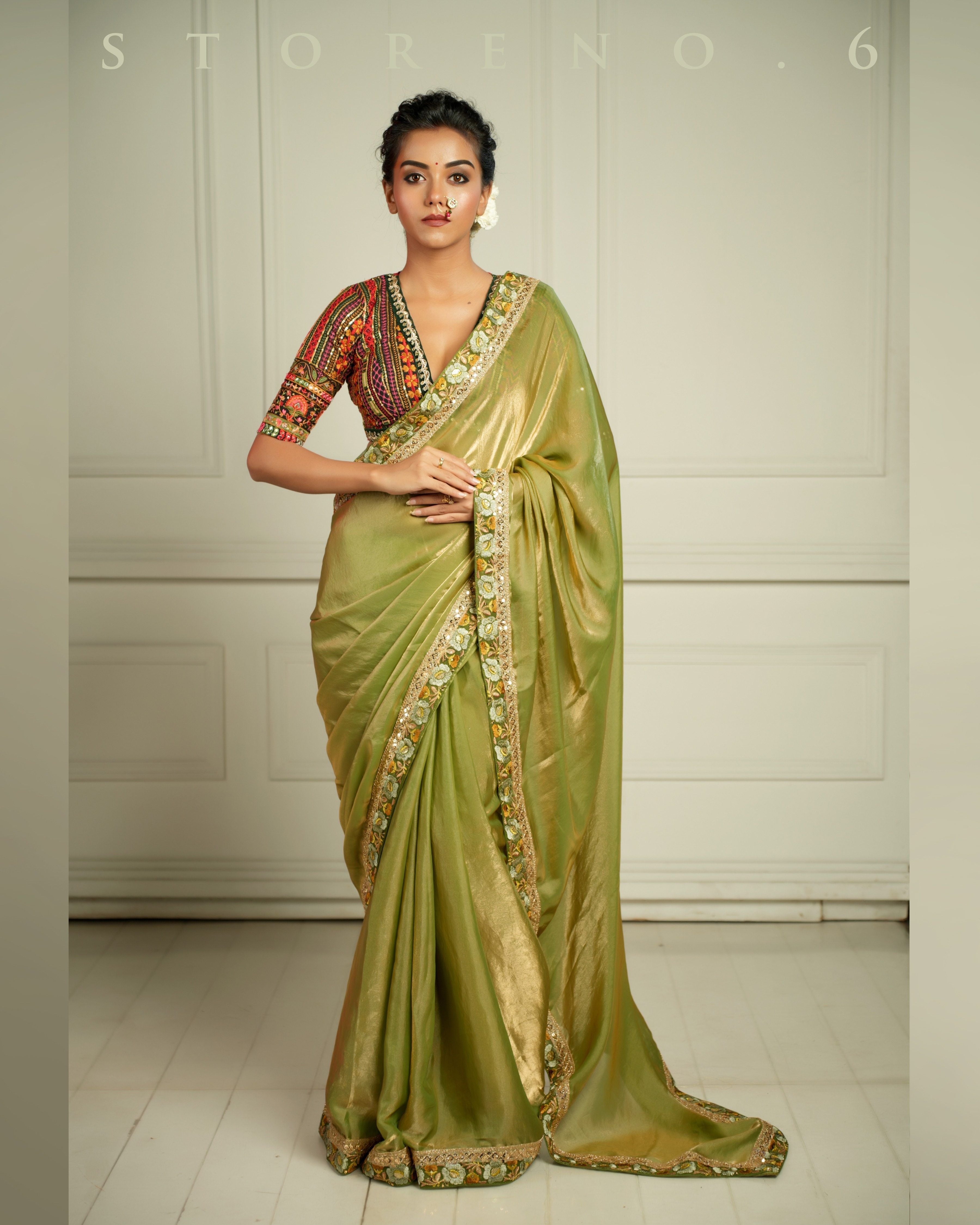 THE IMPERIAL MEADOW WHISPER SAREE