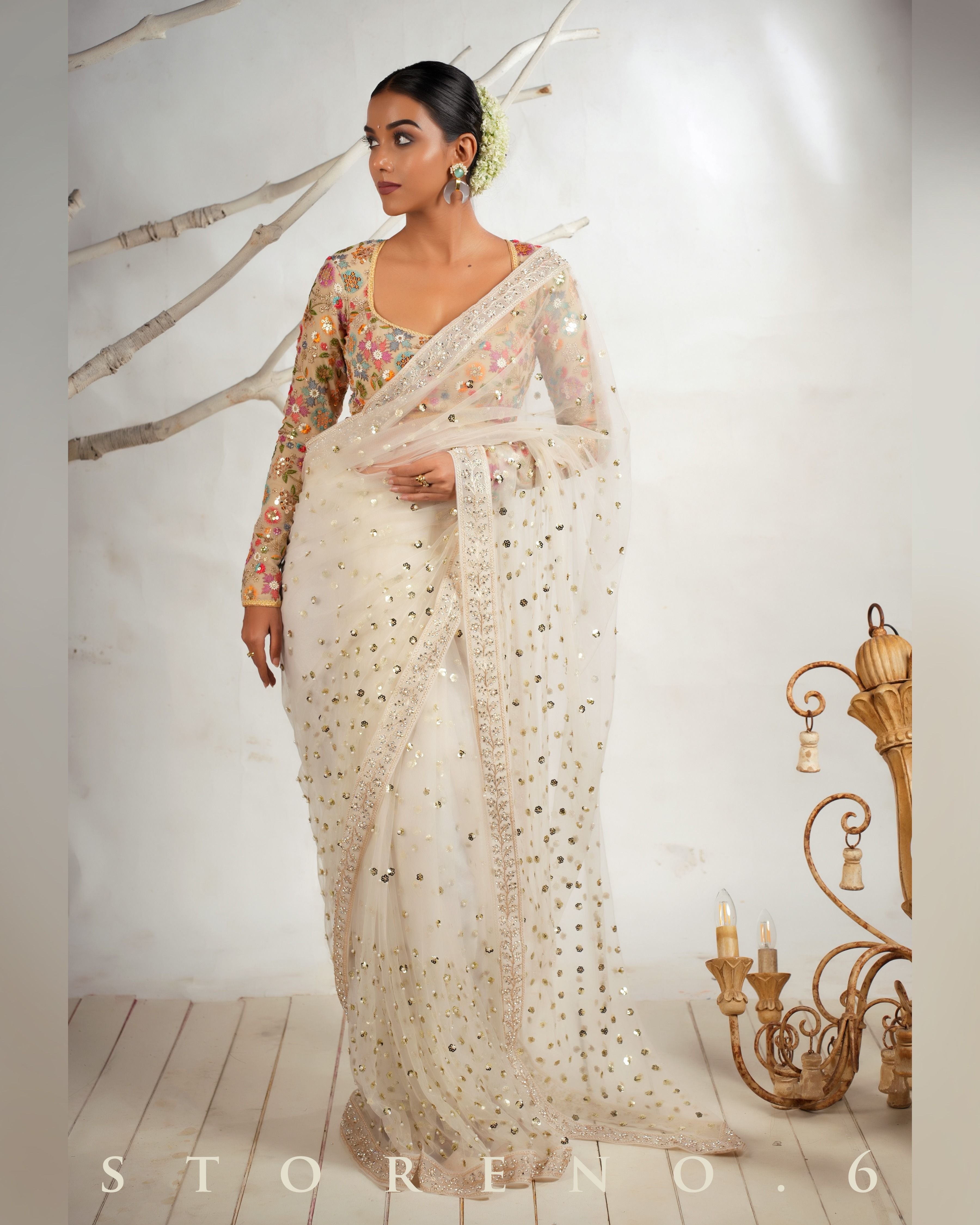 THE FROST FAME SAREE