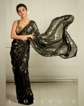 BLACK WIDOW COCKTAIL SAREE