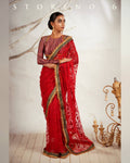 THE SCARLET SPRY SAREE