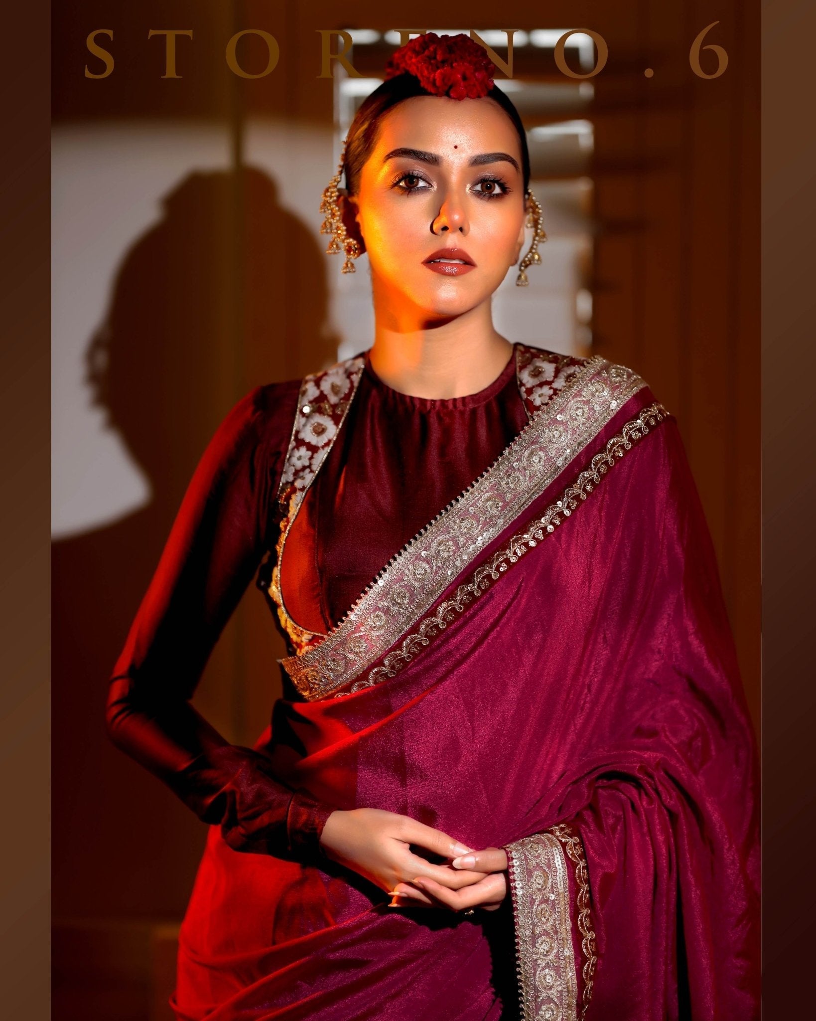 RAISIN ROMANCE READY-TO-WEAR SAREE