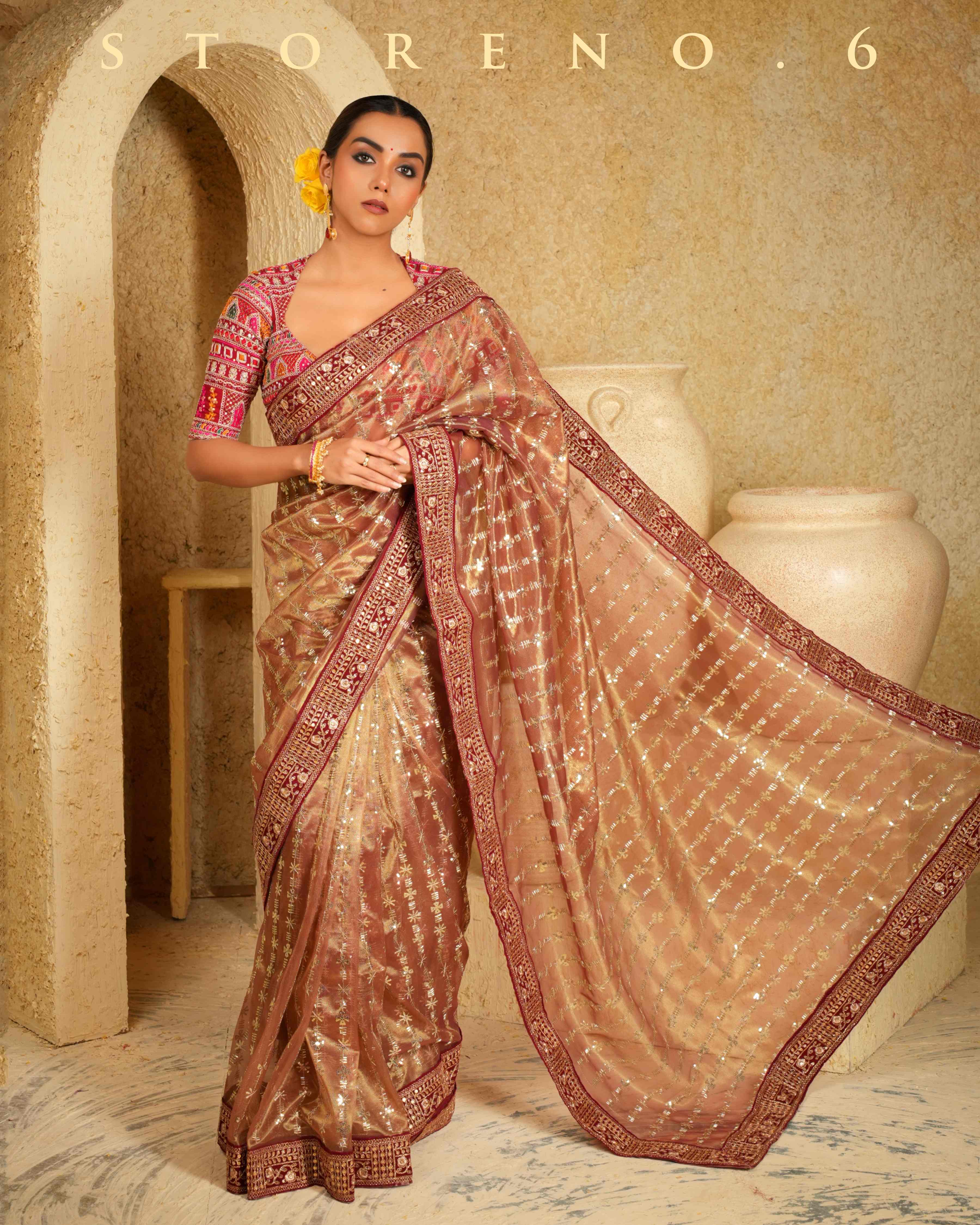 CINNAMON CHARM SAREE