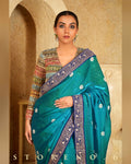 AZURE ARTISTRY SAREE