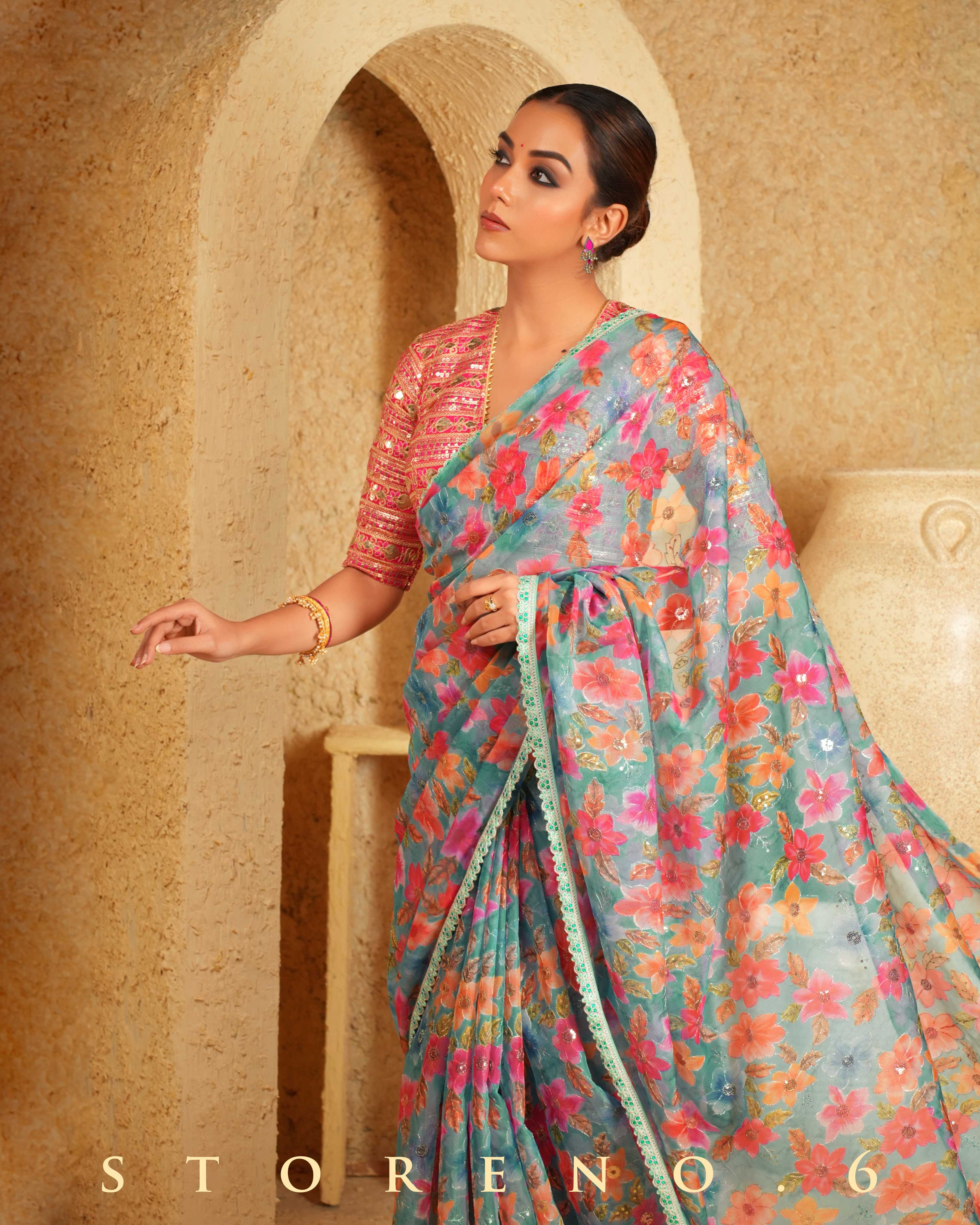 OCEAN ORCHARD SAREE