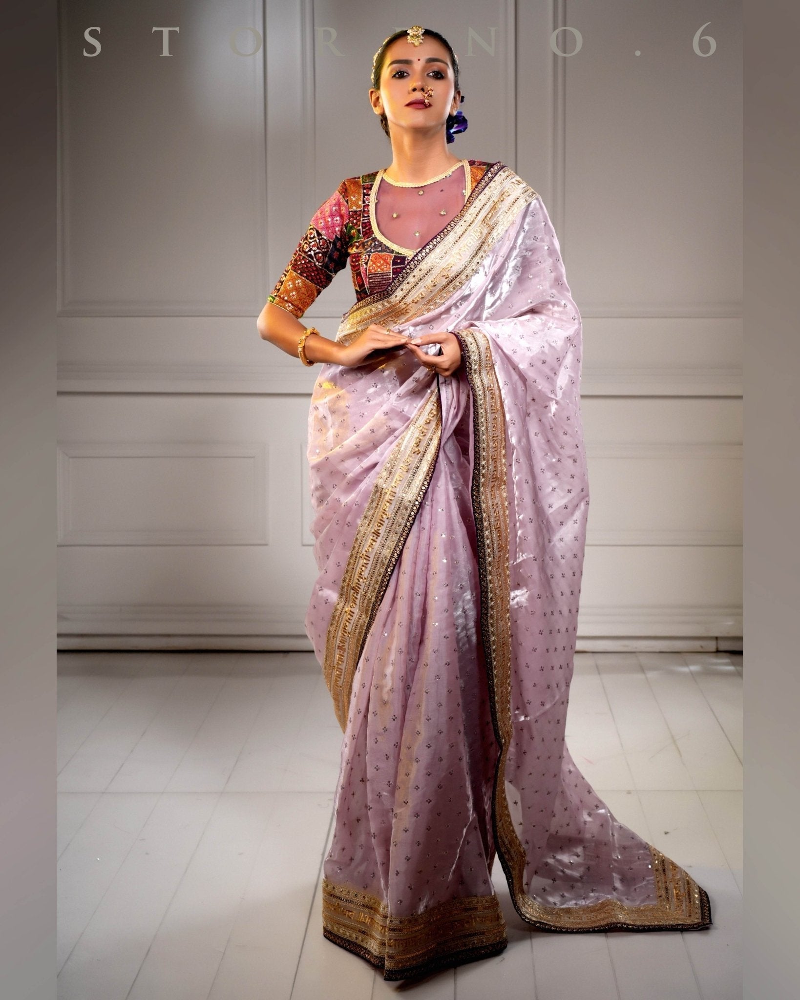 ROYAL BLUSH QUEEN SAREE