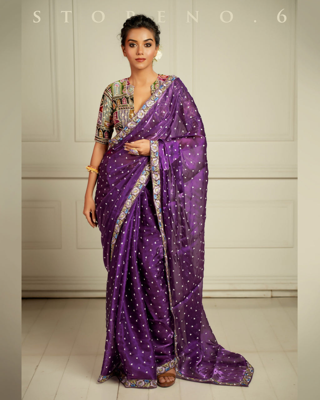 THE AMETHYST AFFAIR SAREE