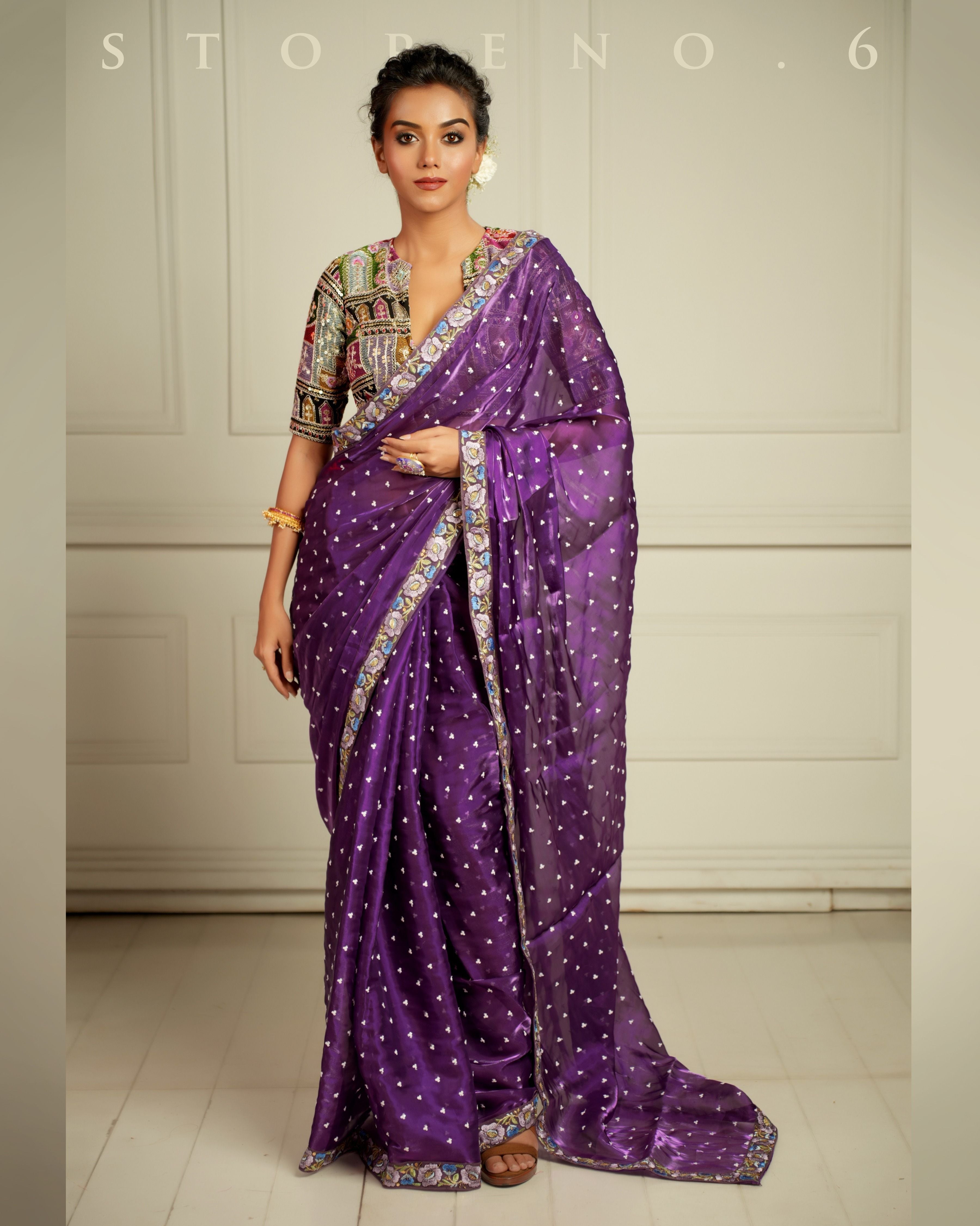 THE AMETHYST AFFAIR SAREE