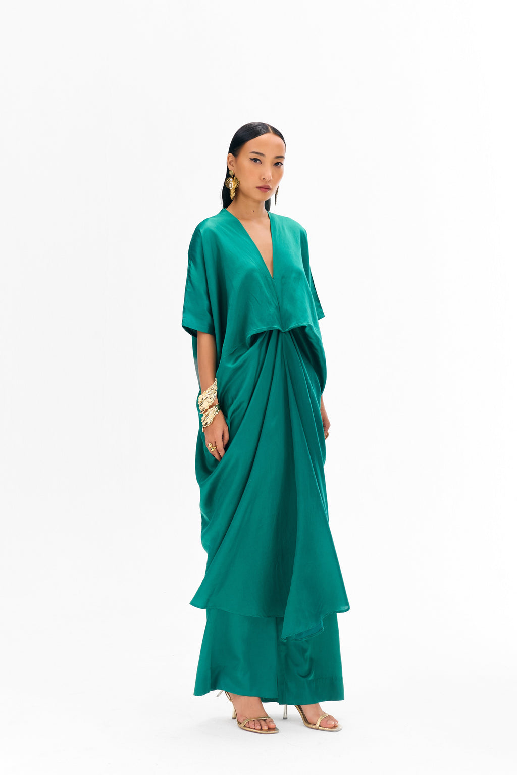 Tara Tunic Coord Green