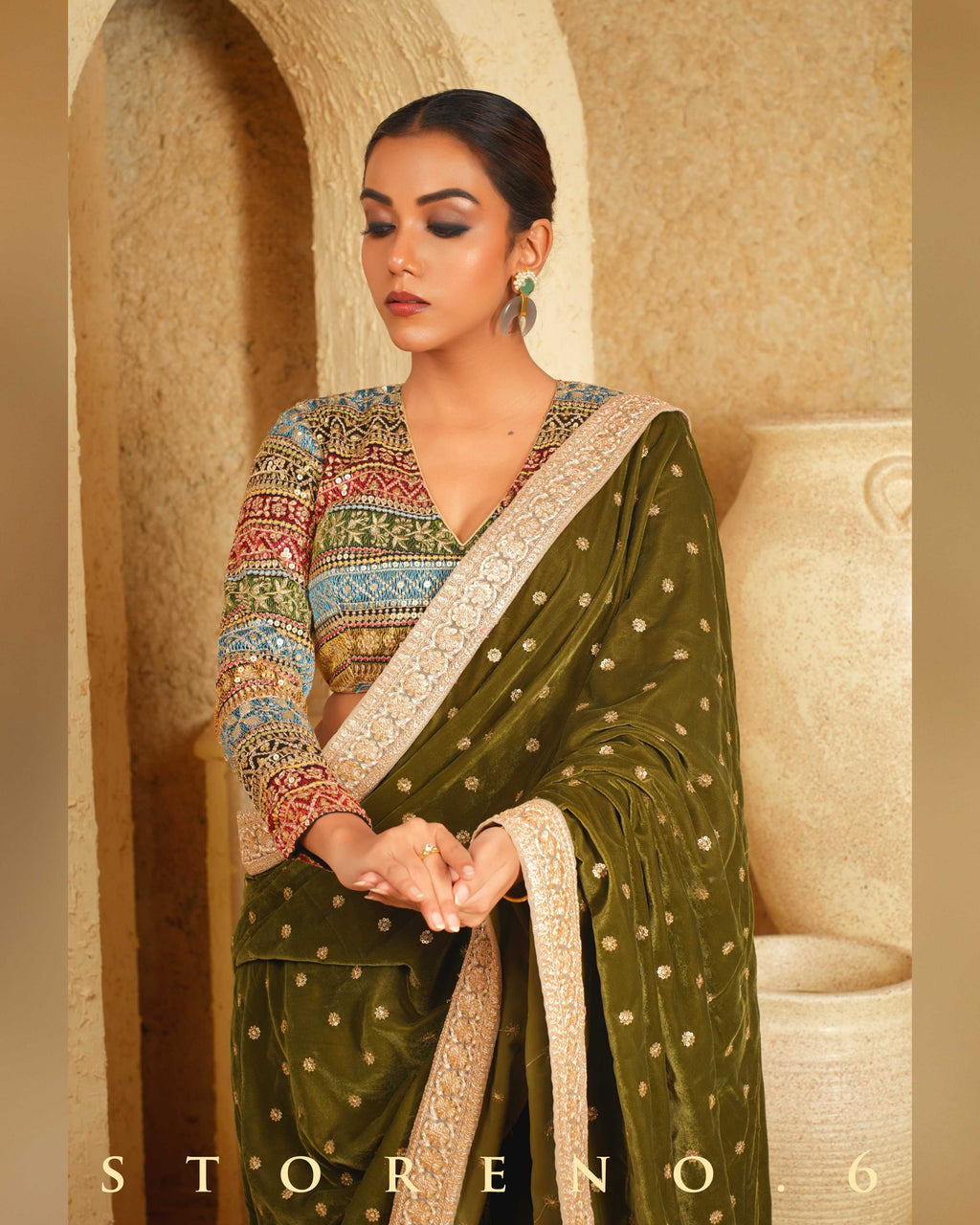 MUSICAL MEADOW SAREE
