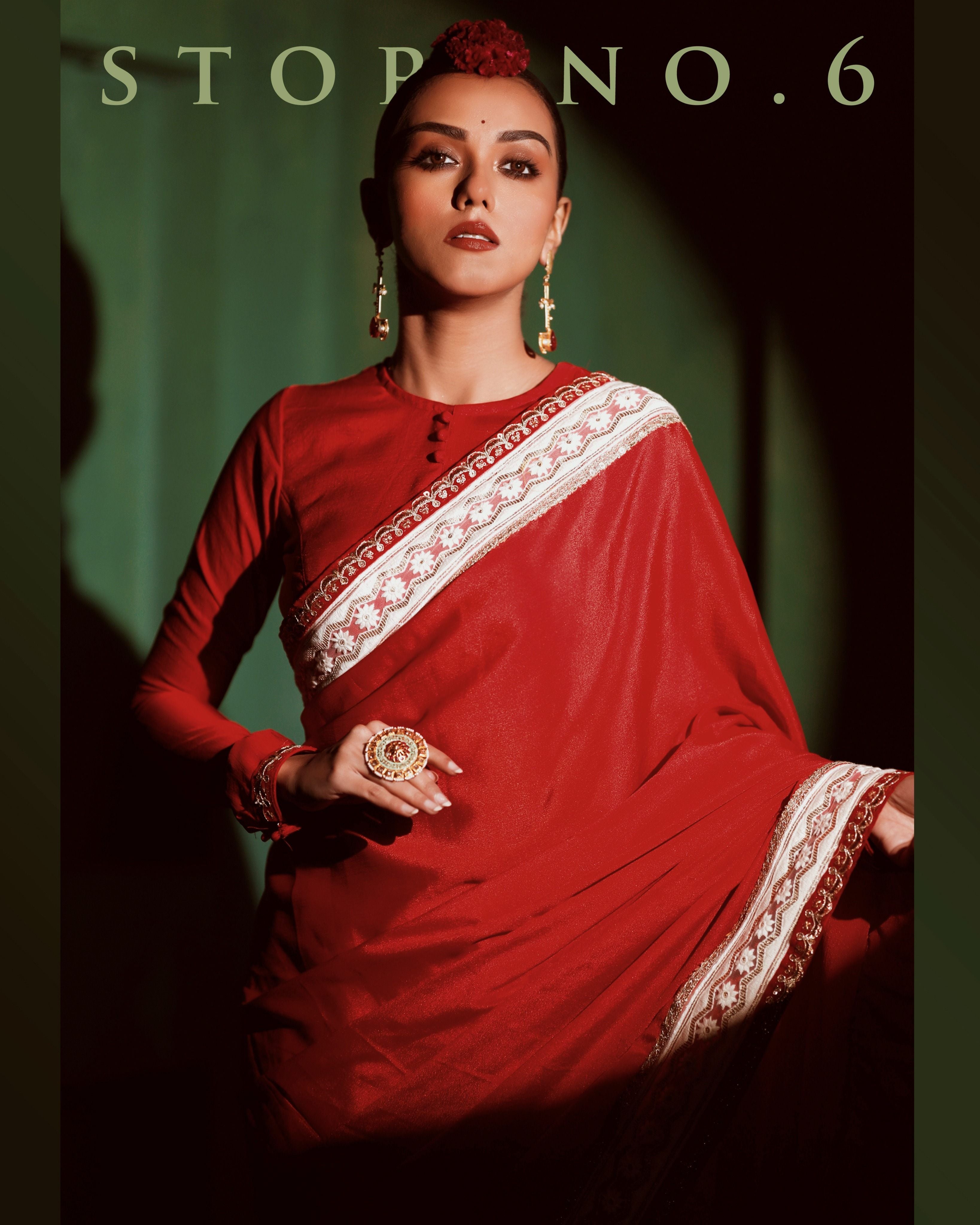RADICAL ROSE SAREE