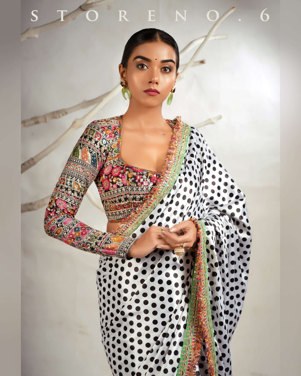 THE POLKA PASSION SAREE