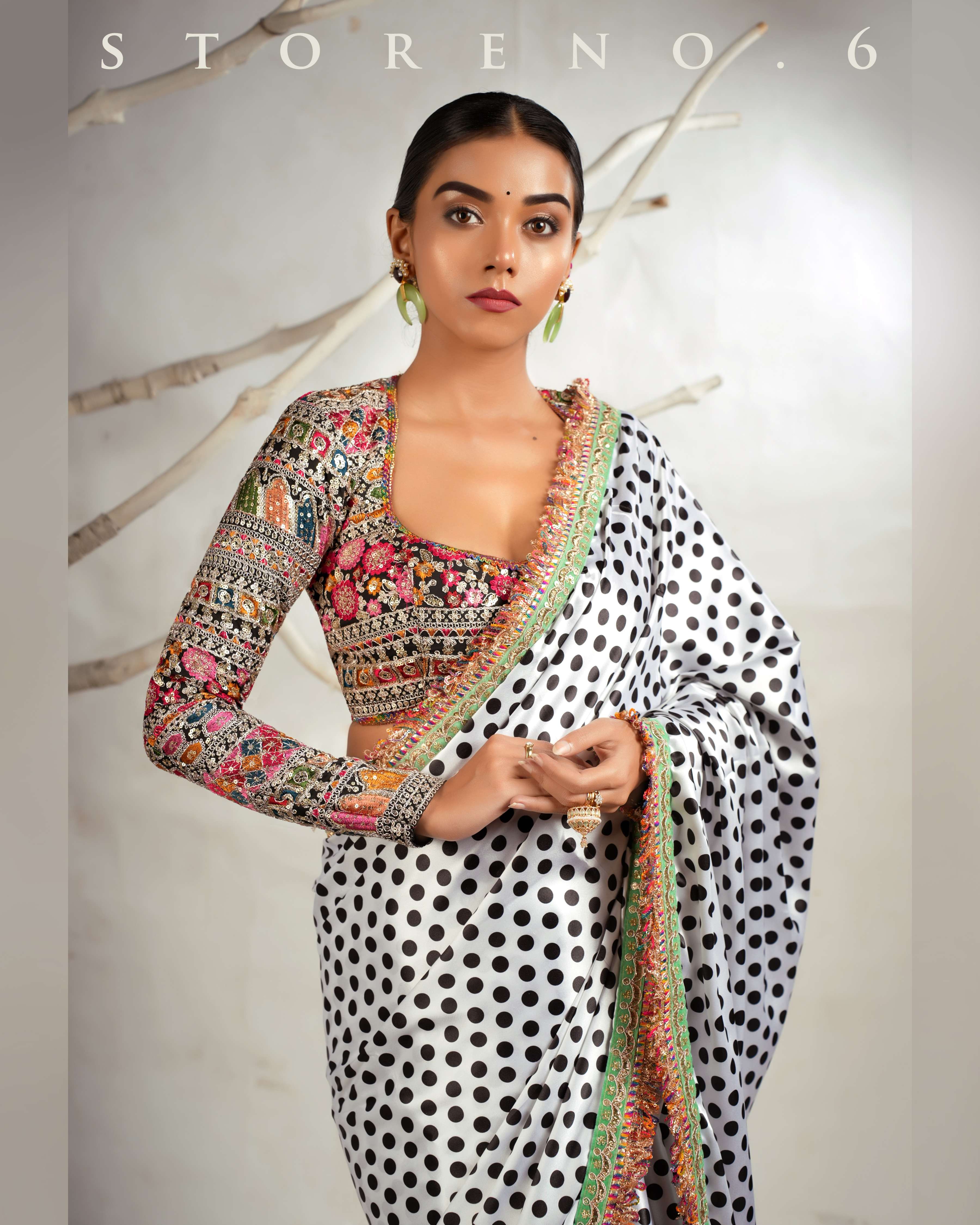 THE POLKA PASSION SAREE
