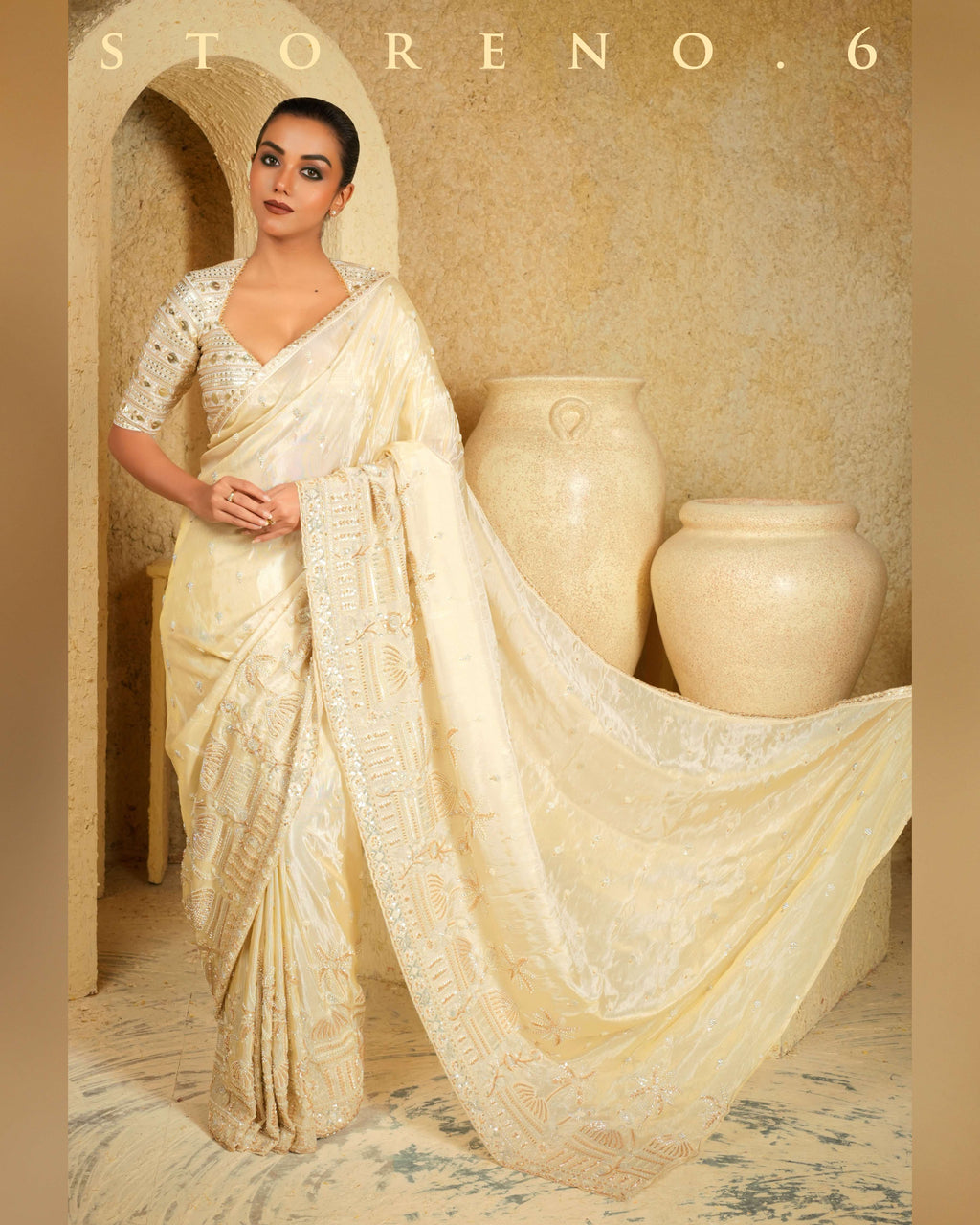 IVORY IDOL SAREE