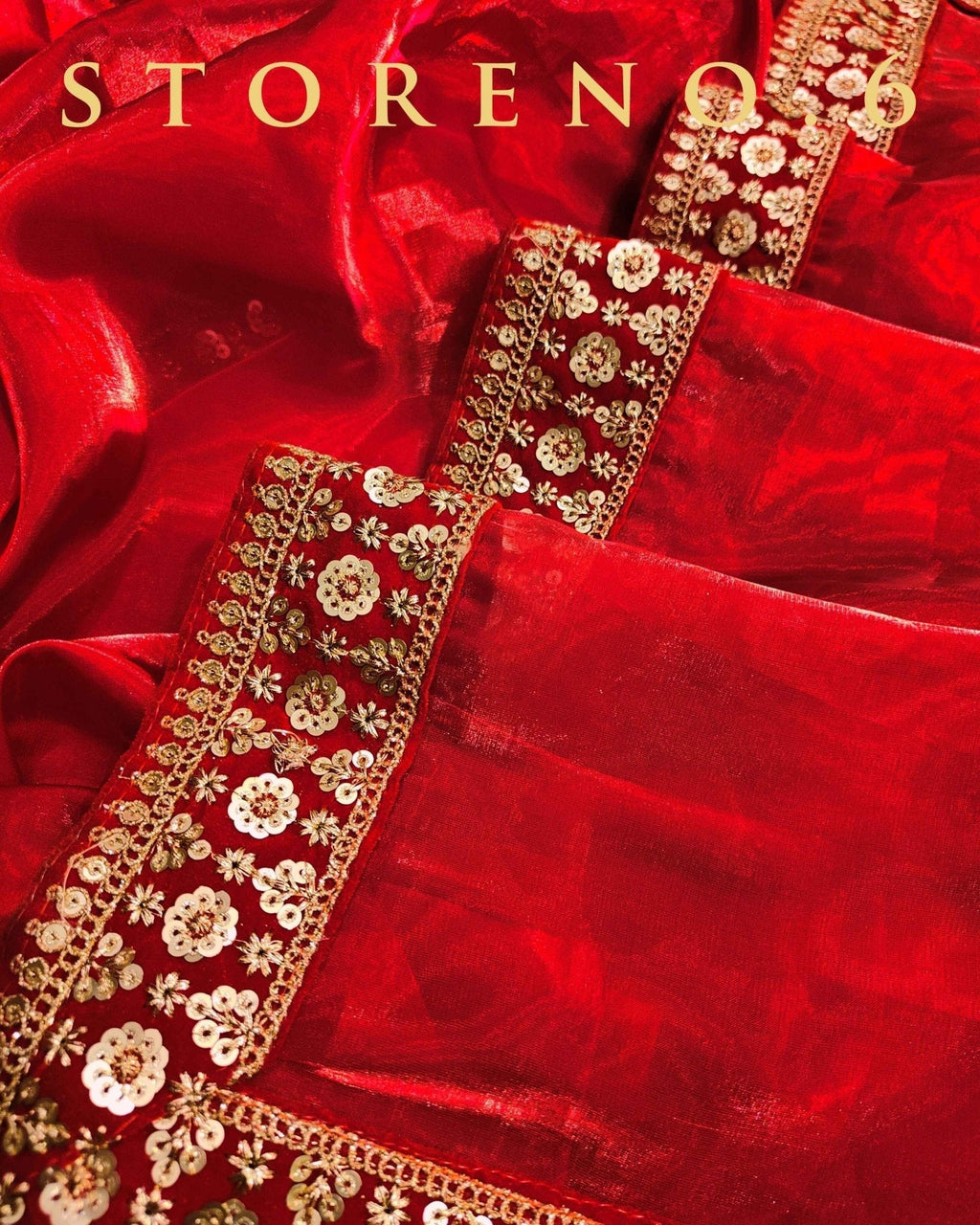 IMPERIAL NOOR-E-SURKH SAREE