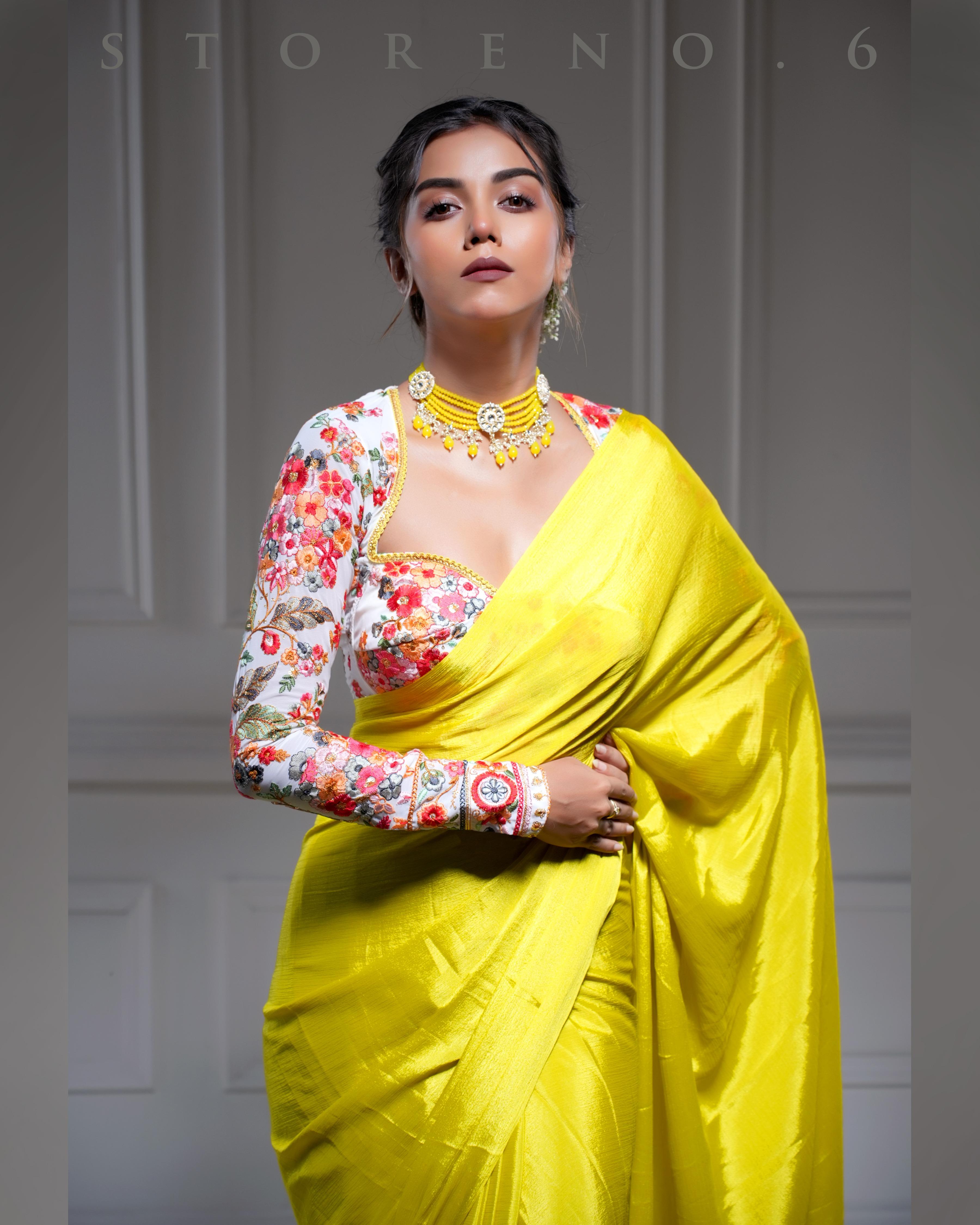 NEON NIRVANA SAREE