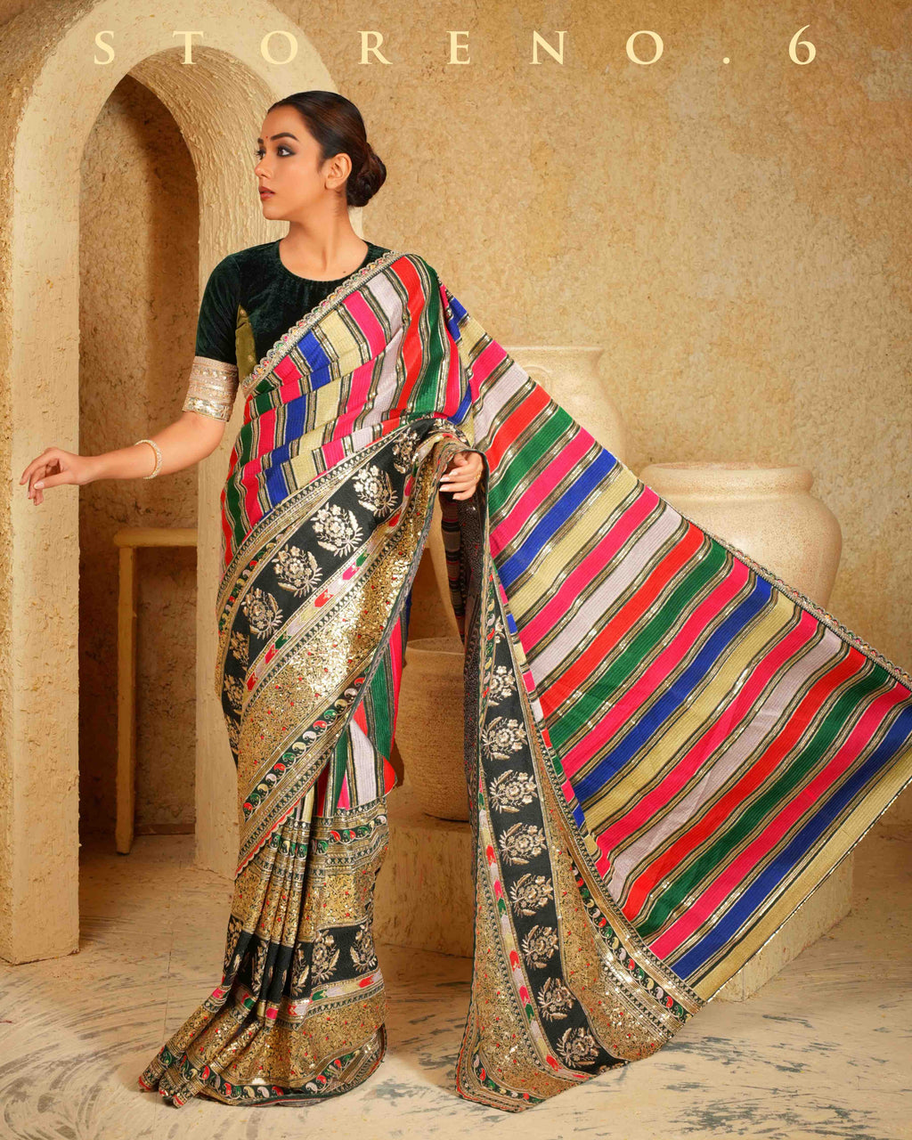FANCY FOREST SAREE