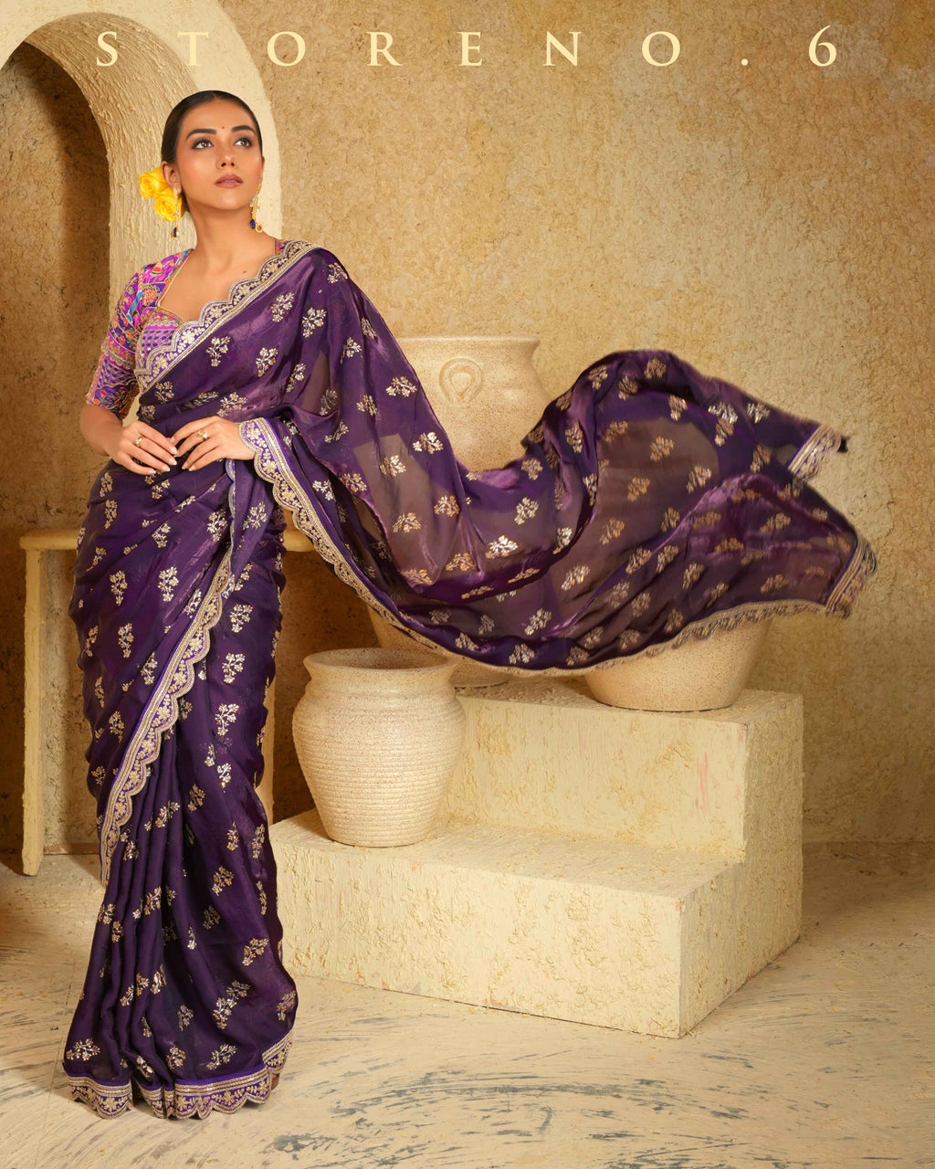 PLUM PRODIGY SAREE