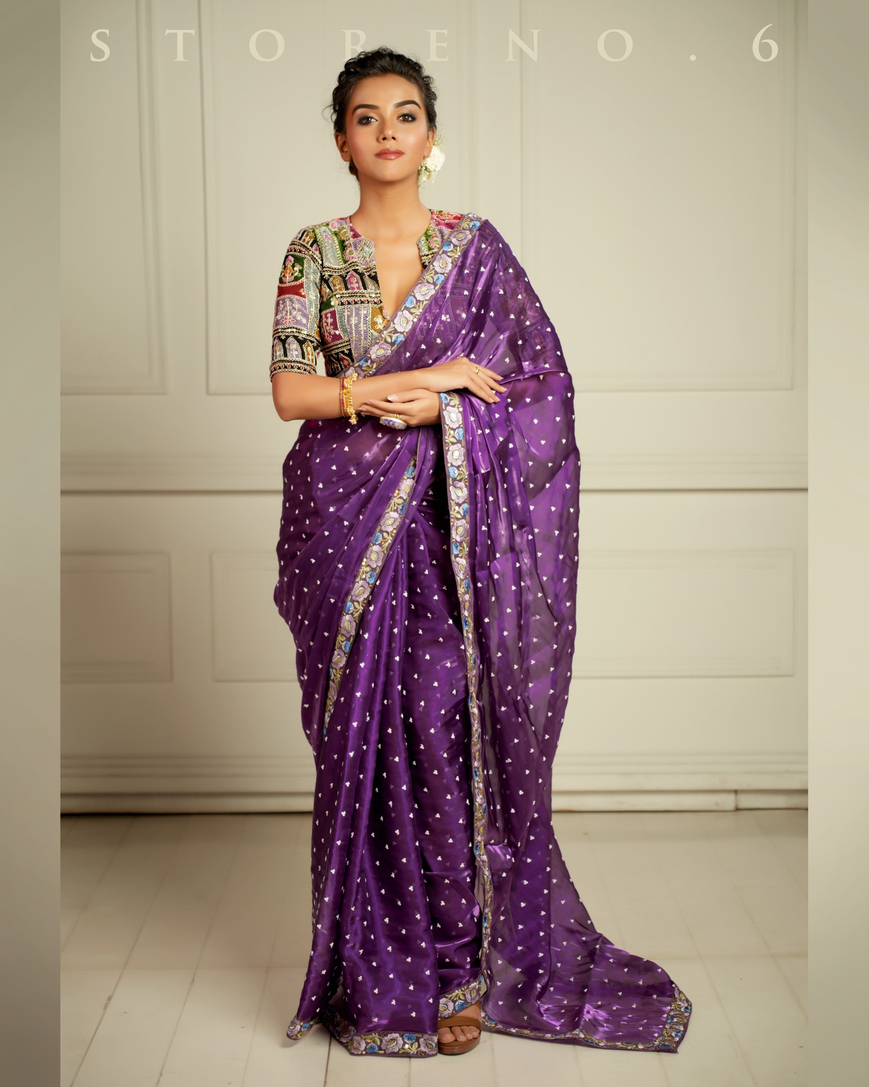 THE AMETHYST AFFAIR SAREE
