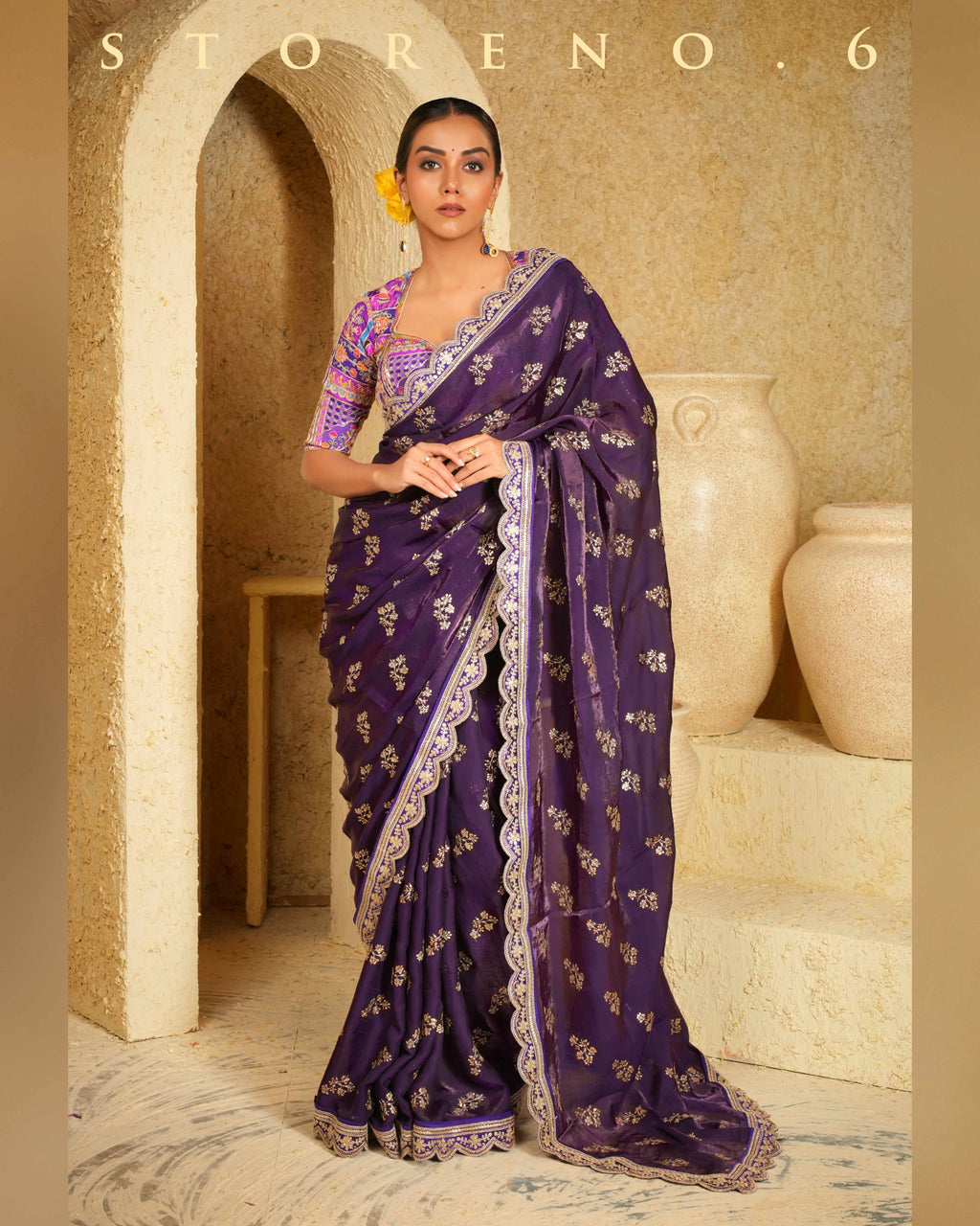 PLUM PRODIGY SAREE