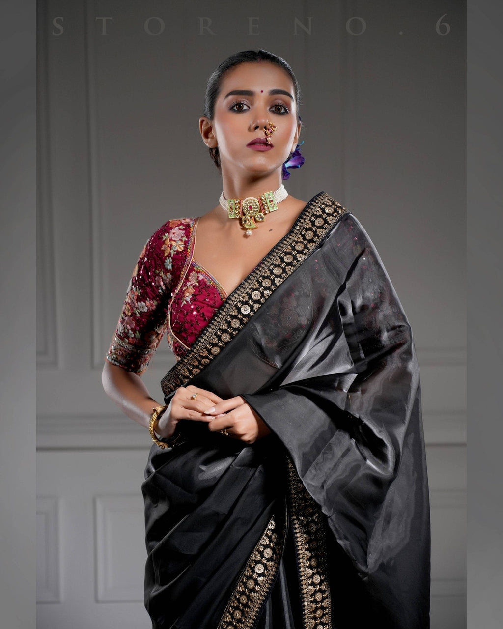 NOOR-E-SIAH-X SAREE