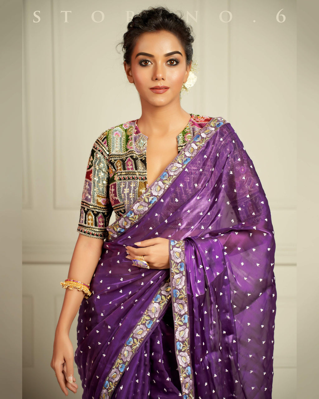 THE AMETHYST AFFAIR SAREE