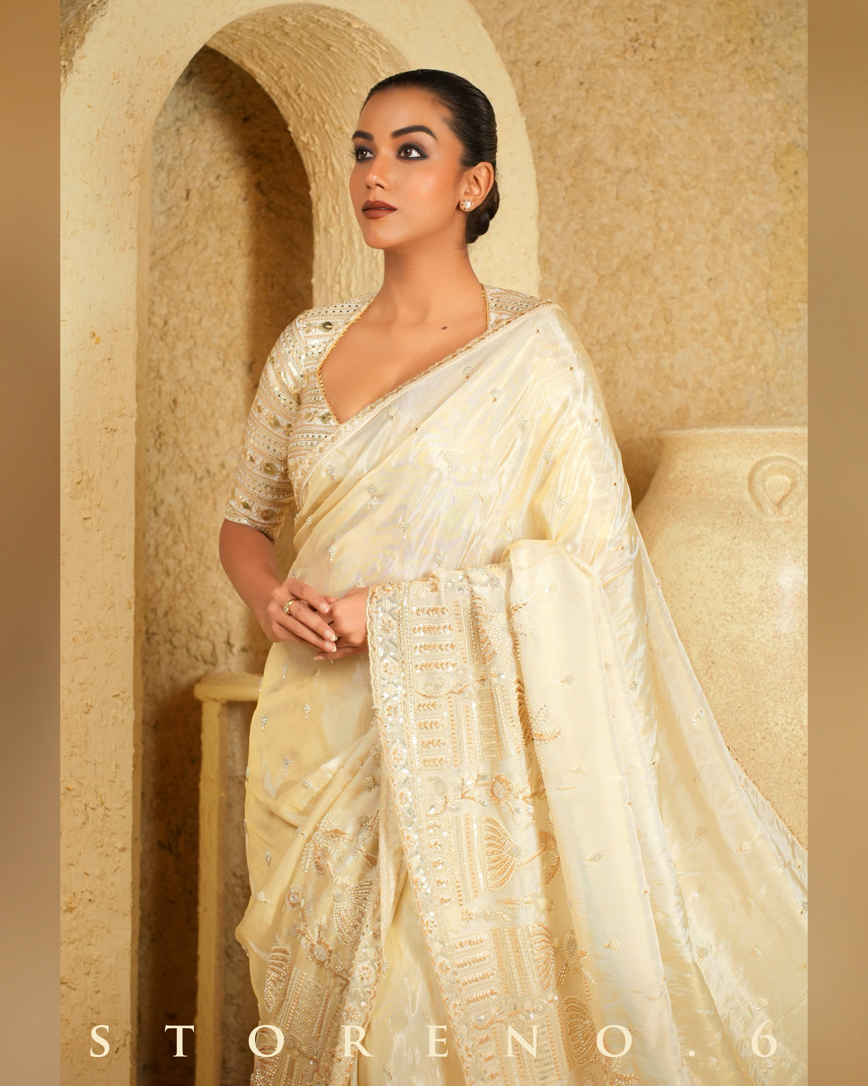 IVORY IDOL SAREE