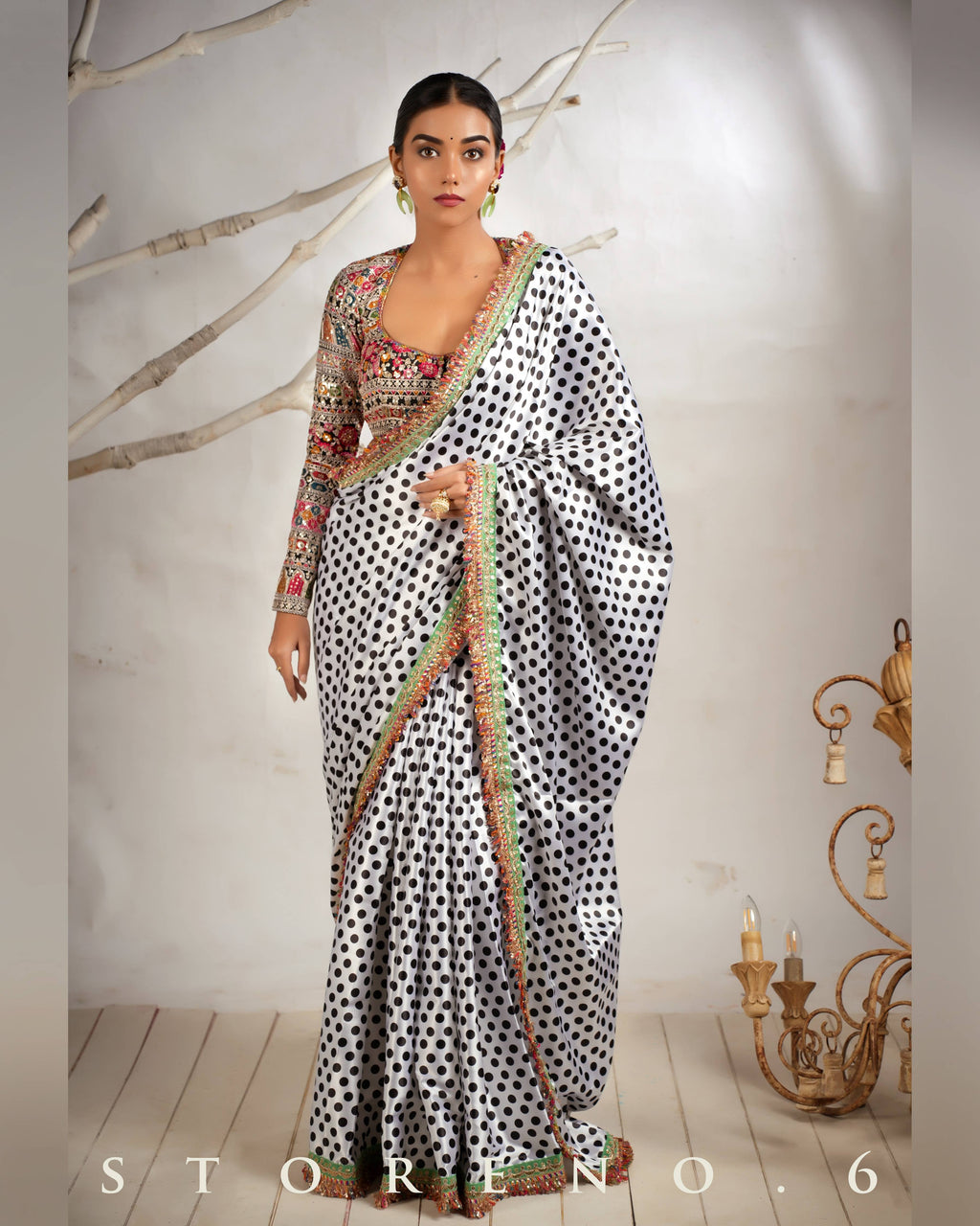 THE POLKA PASSION SAREE