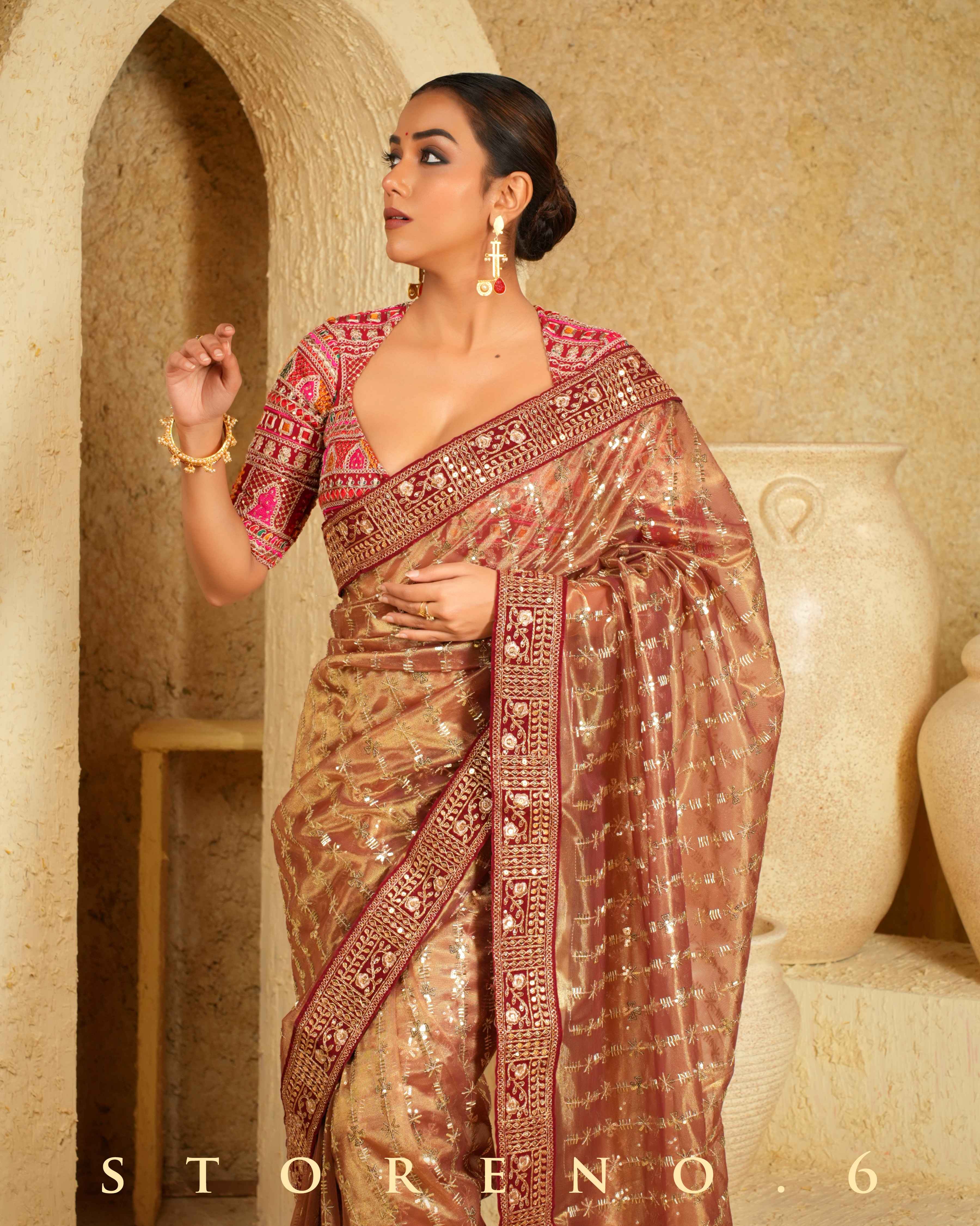 CINNAMON CHARM SAREE