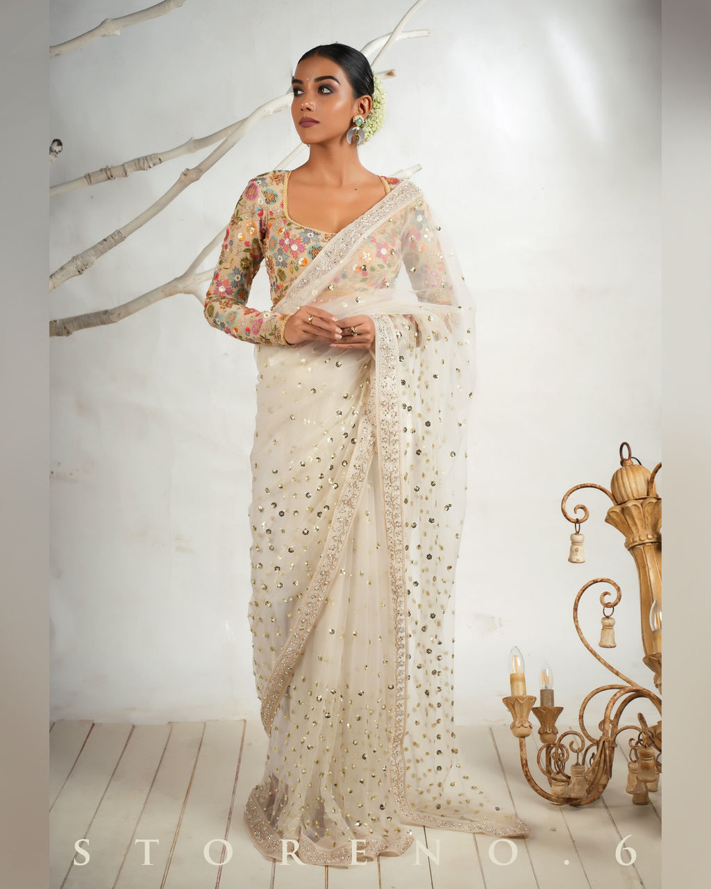 THE FROST FAME SAREE