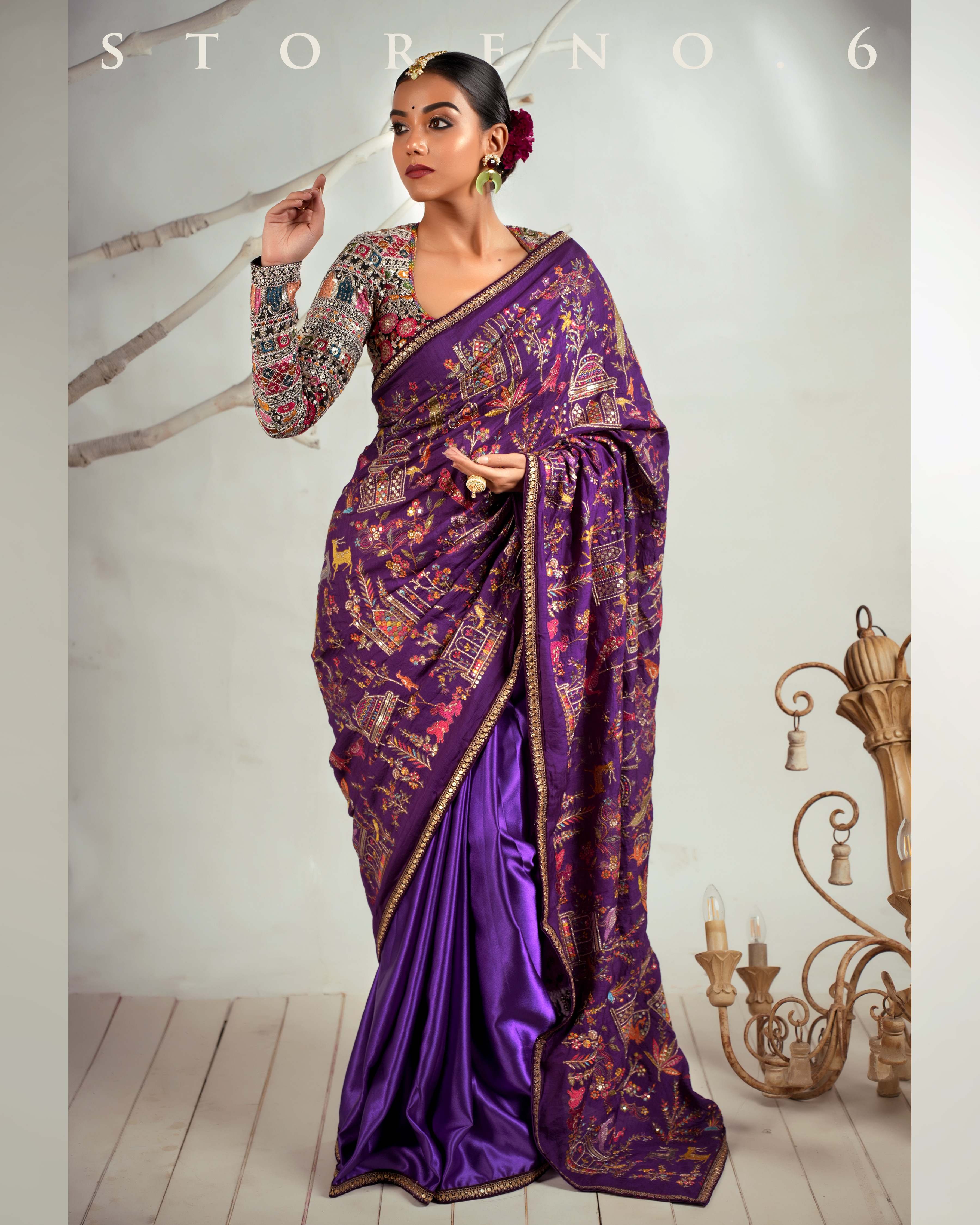 THE 6TH CENTURY CLASSIC CHROMA SAREE