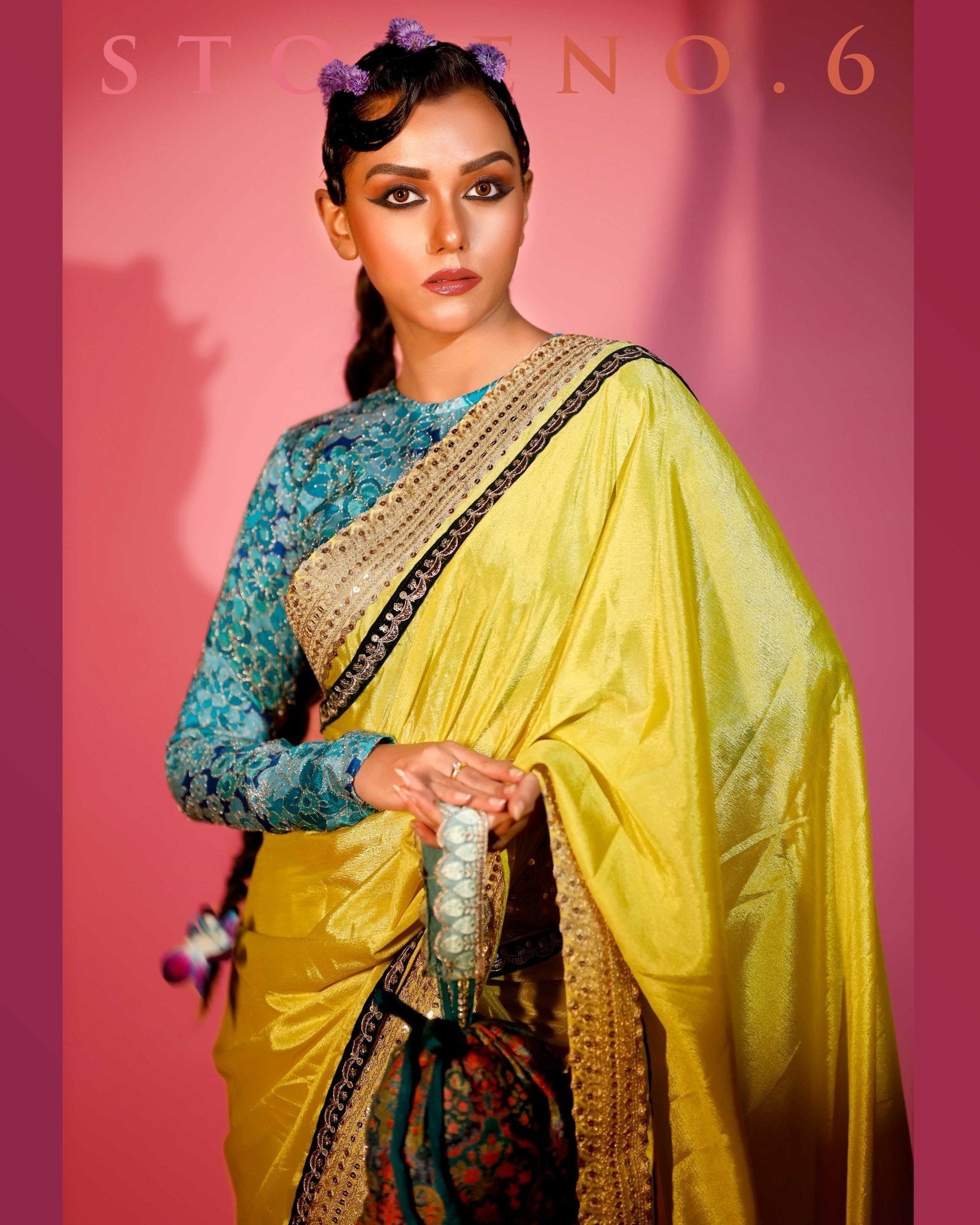 NEON NIRVANA READY-TO-WEAR SAREE